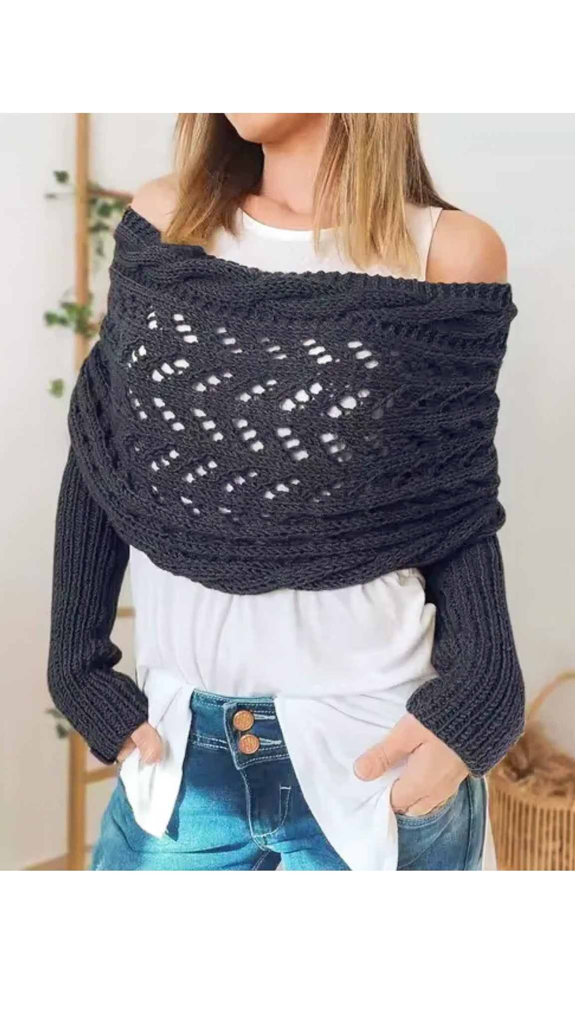 Aria Wrap Sweater