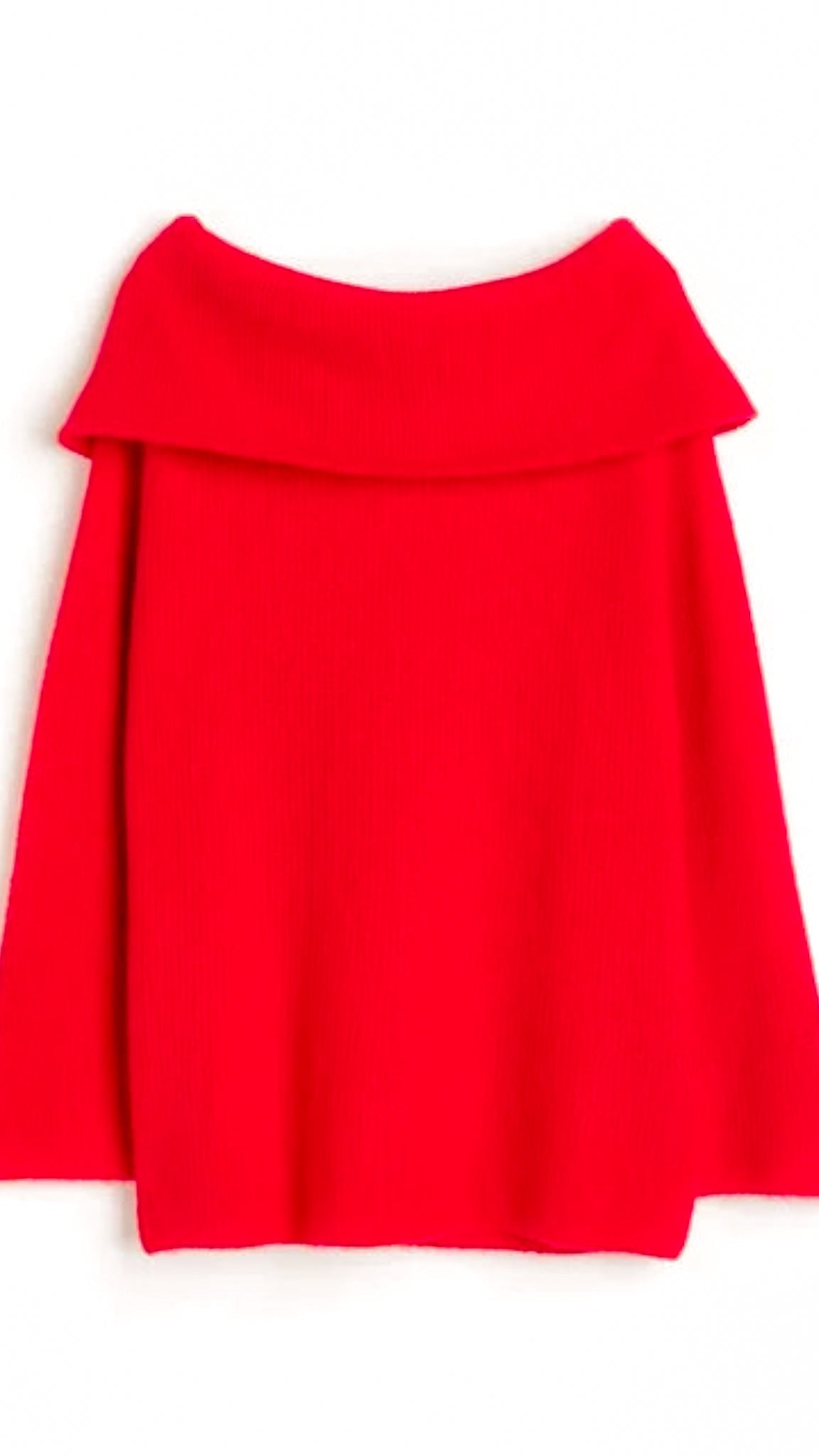 Nerida Off Shoulder Ribbed Sweater