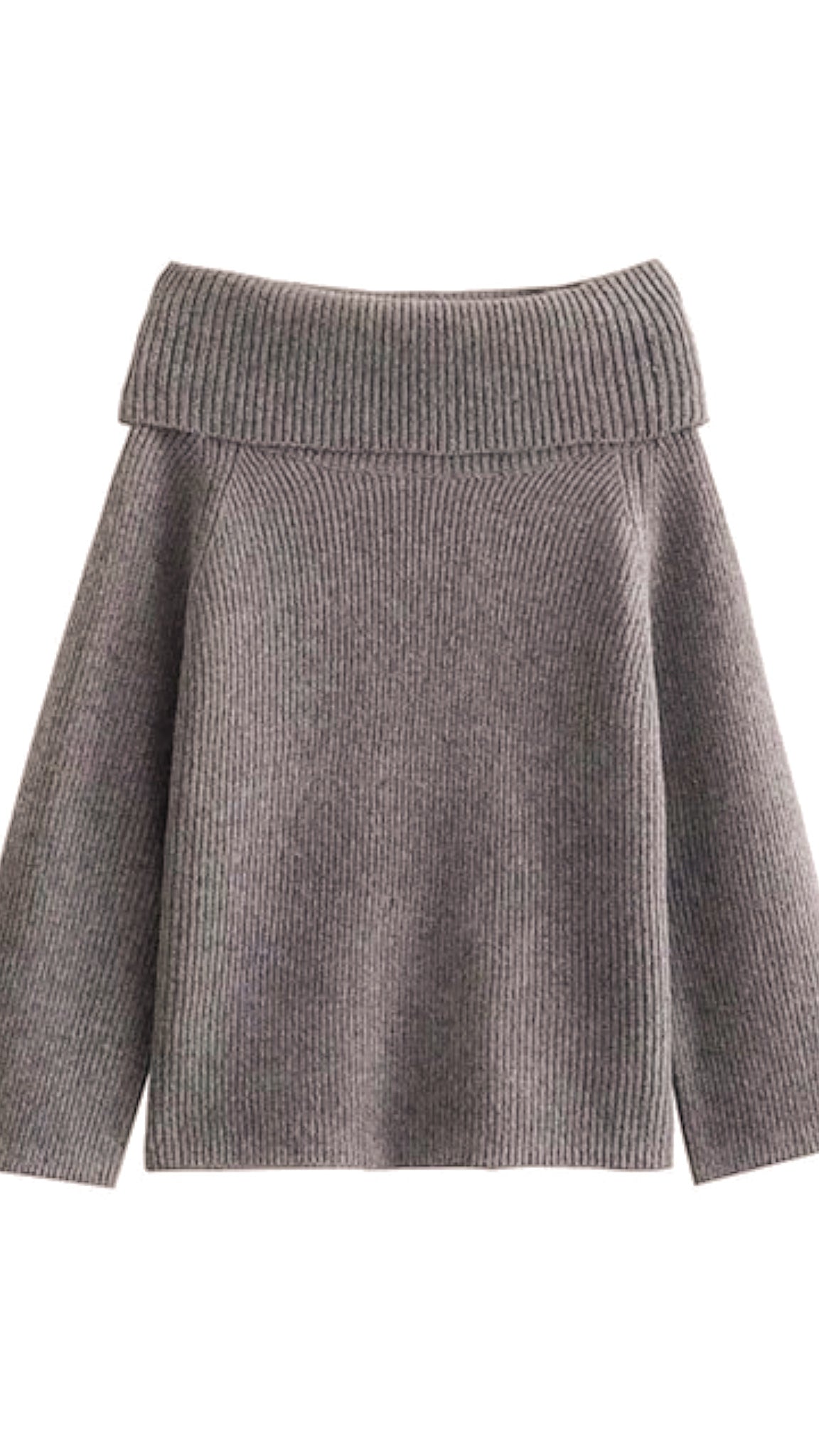 Nerida Off Shoulder Ribbed Sweater