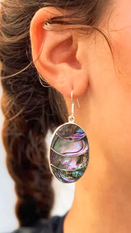 Lustre Bands of the Sea Earrings