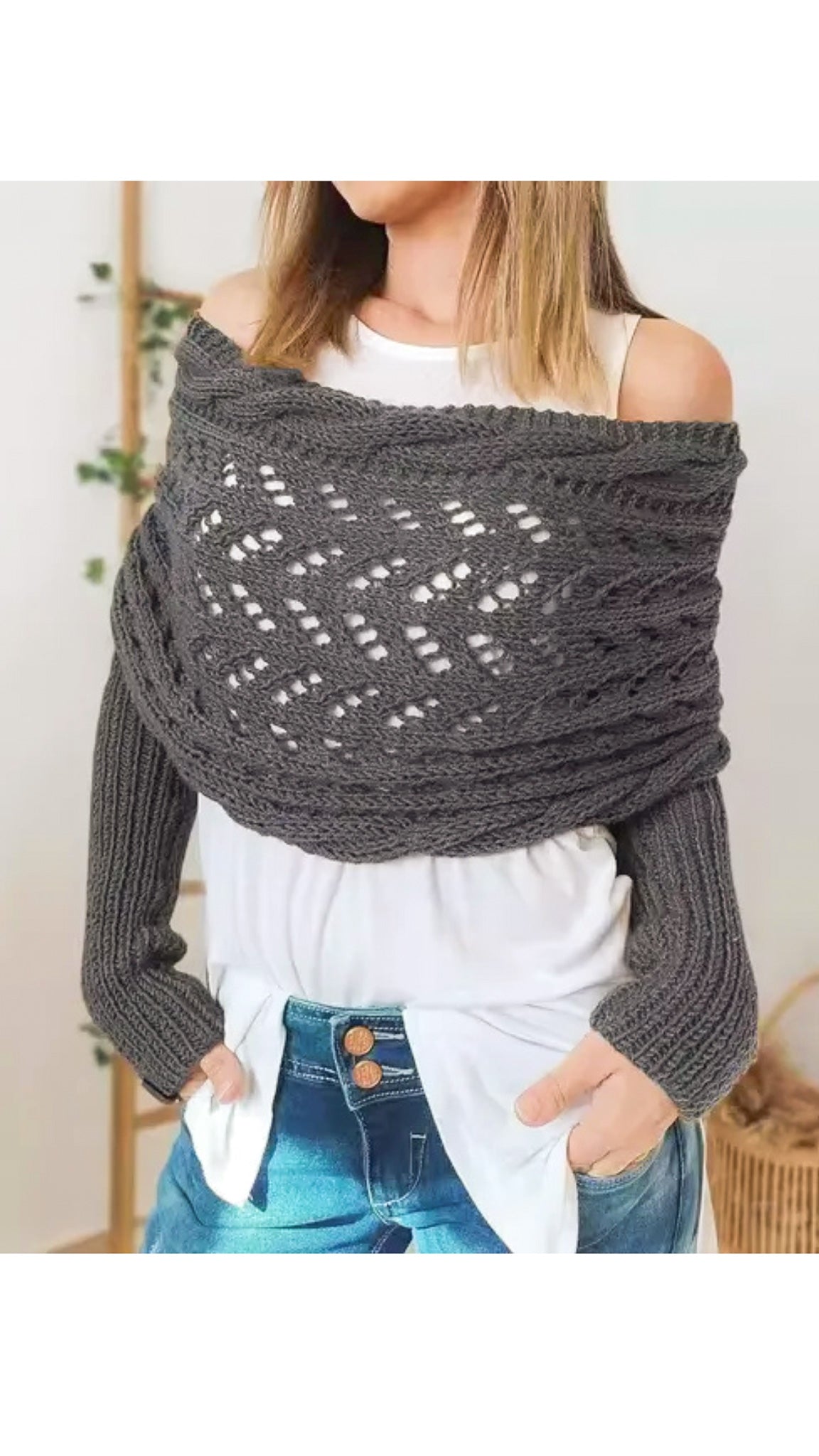 Aria Wrap Sweater