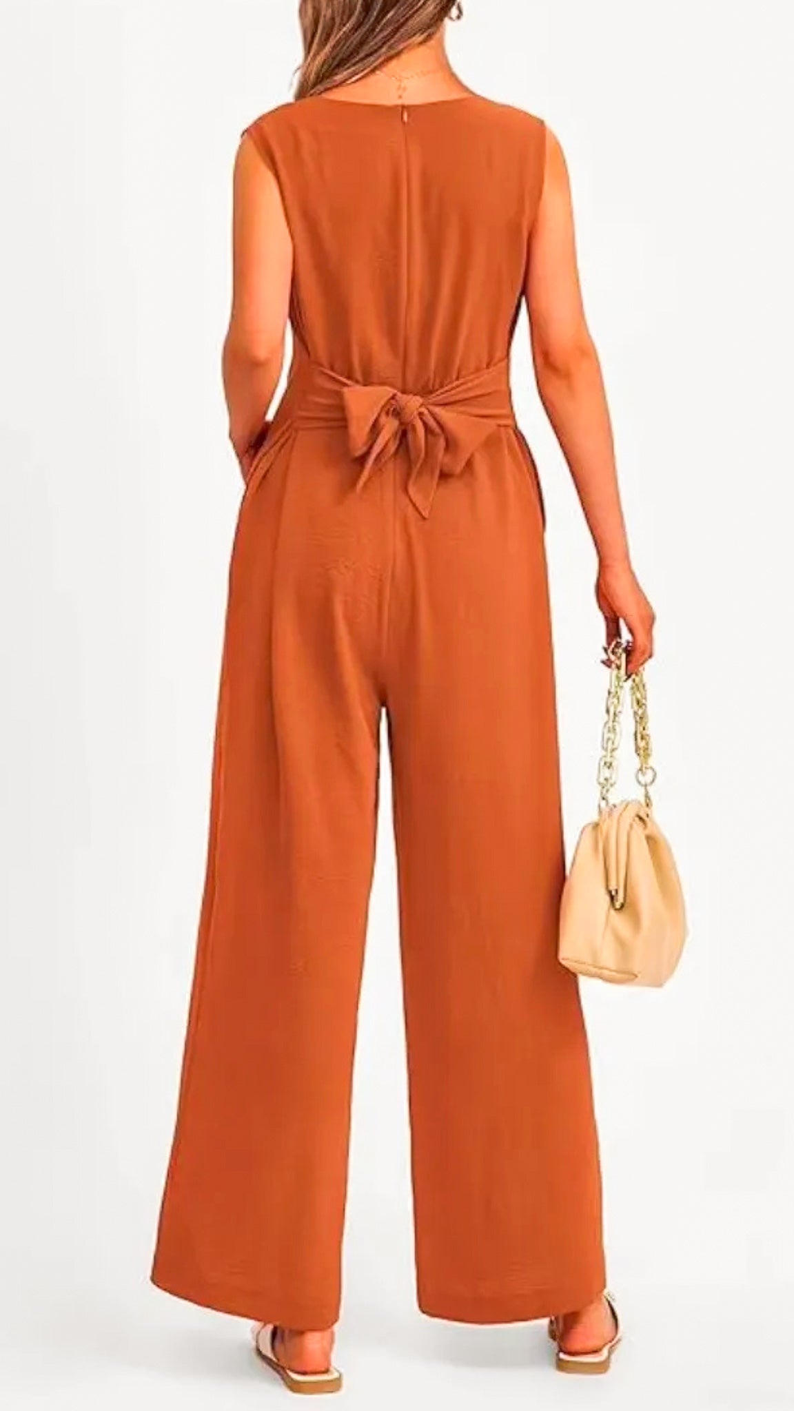 Gia Tie-Waist Jumpsuit