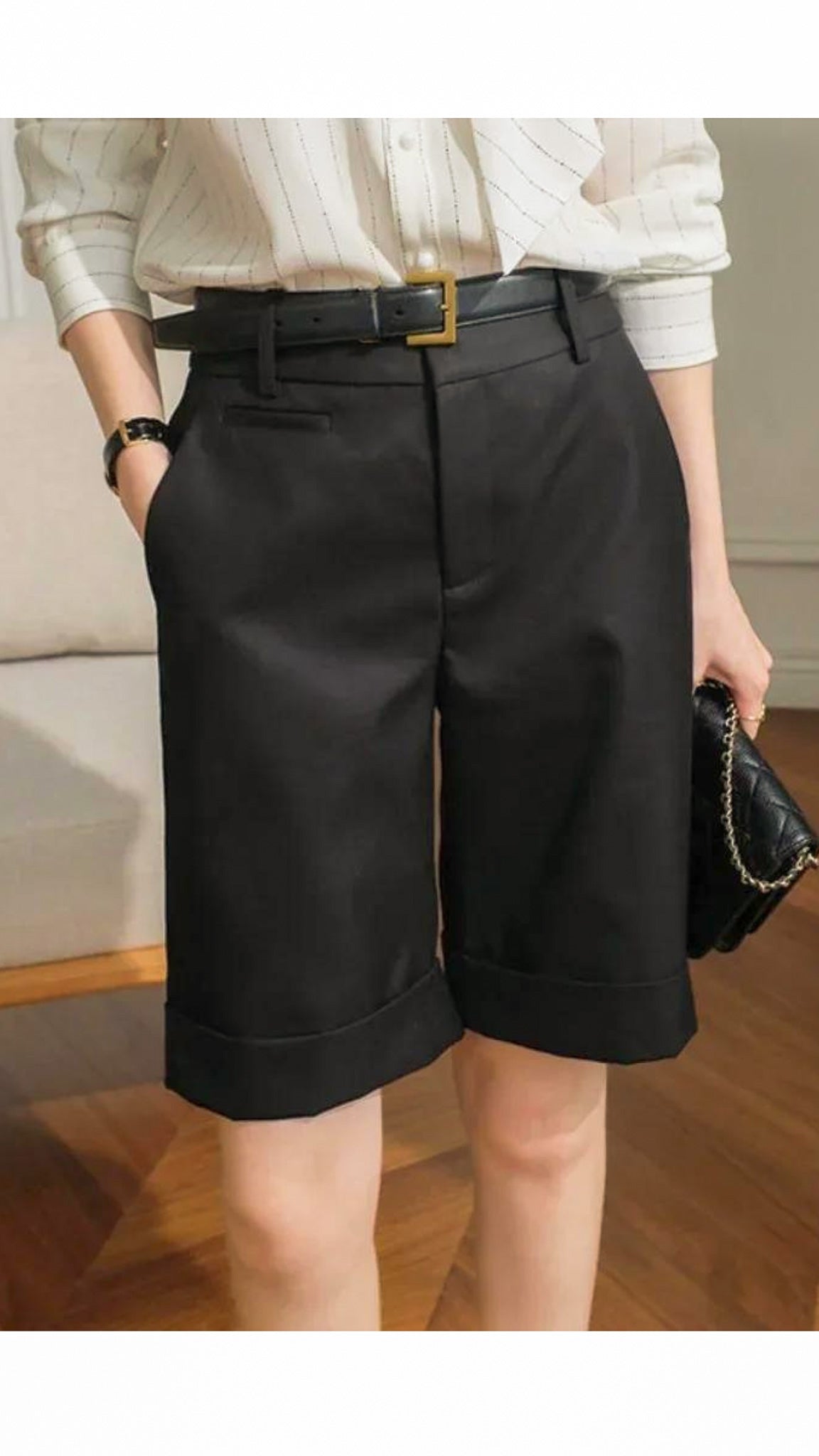 Ivy High Waist Bermudas