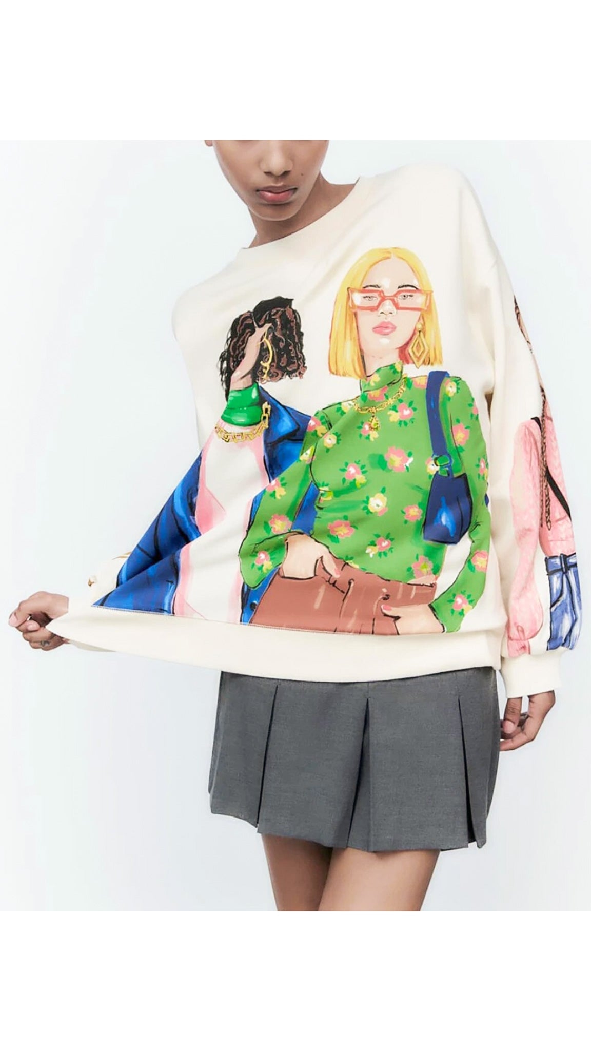 Astrid Graphic Sweater