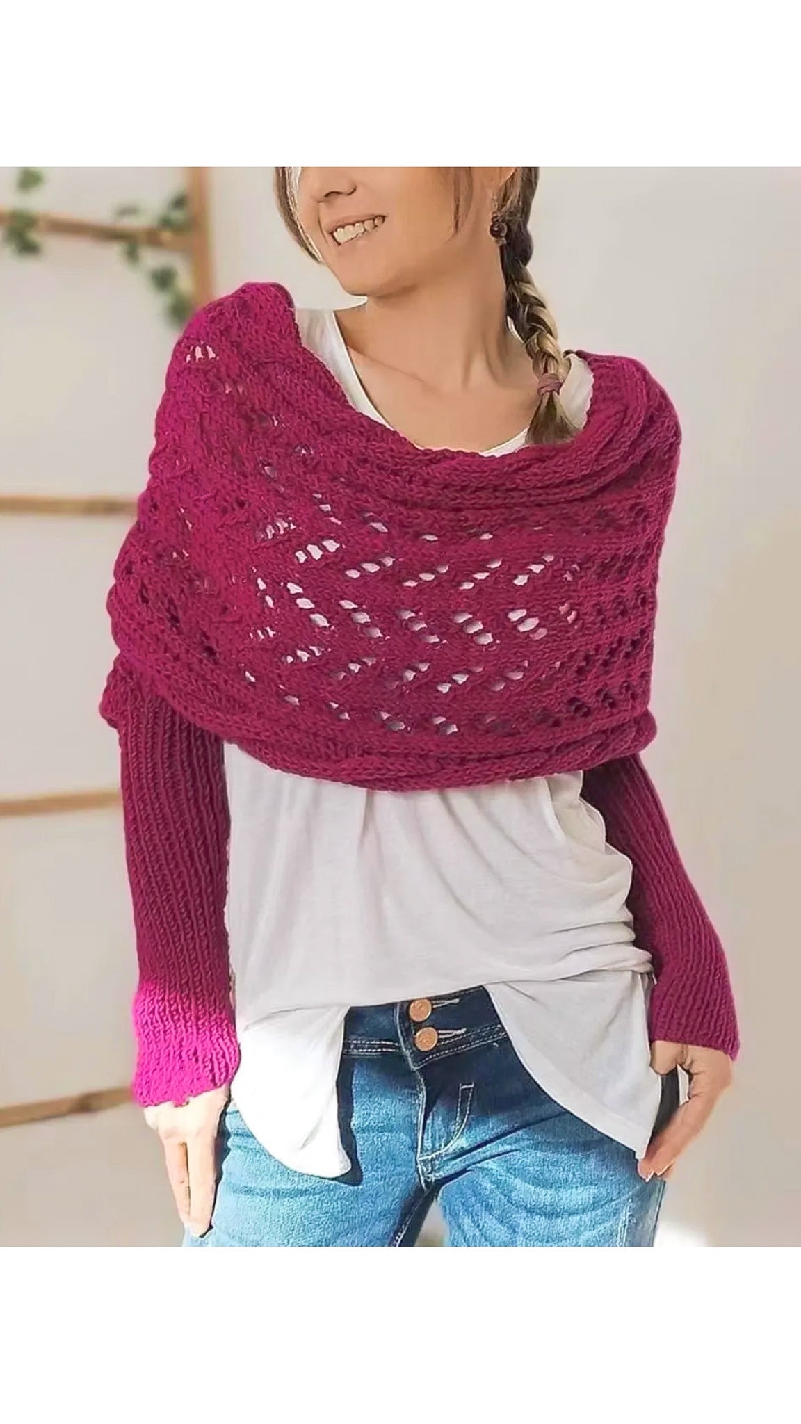 Aria Wrap Sweater