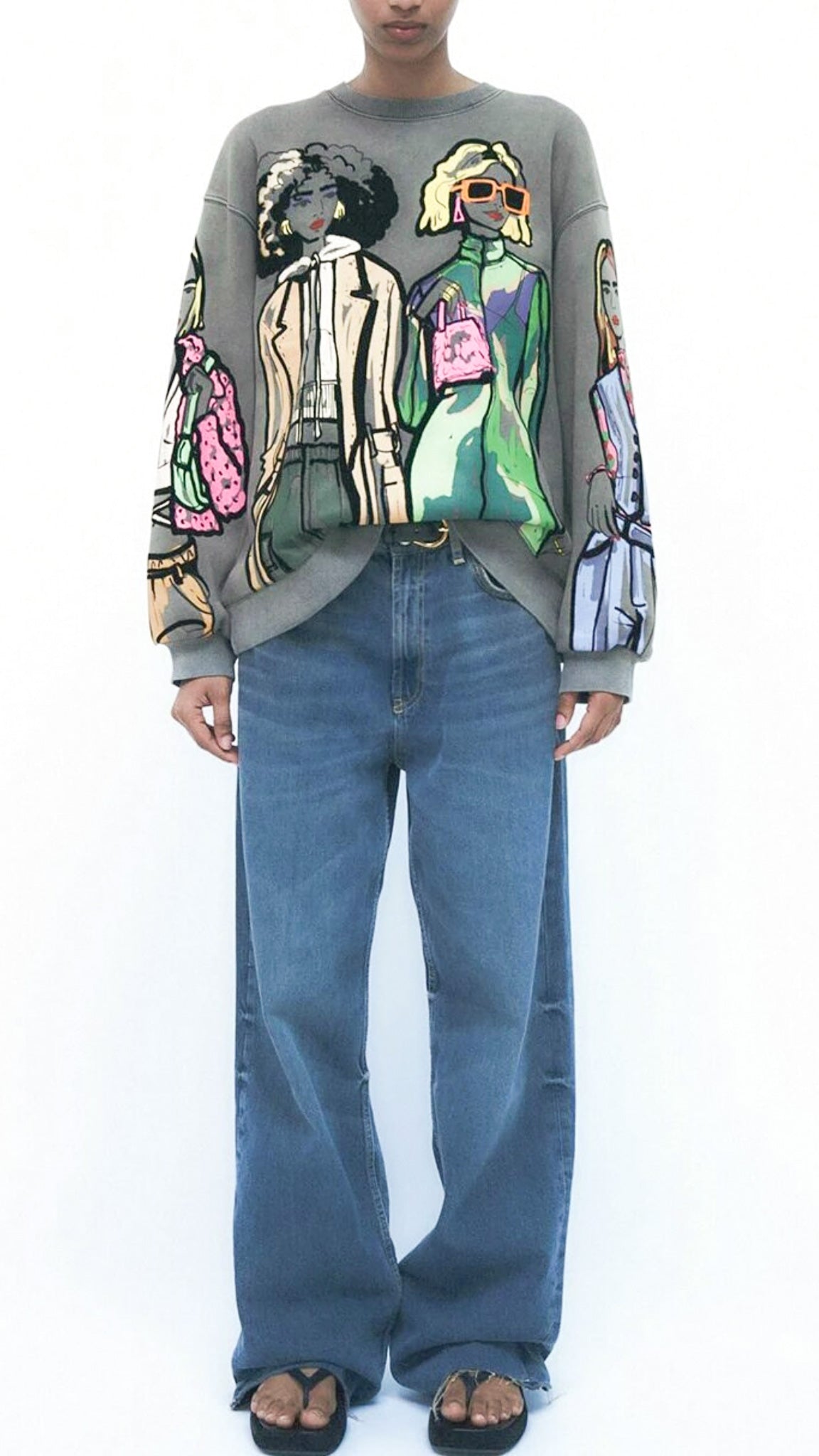 Astrid Graphic Sweater
