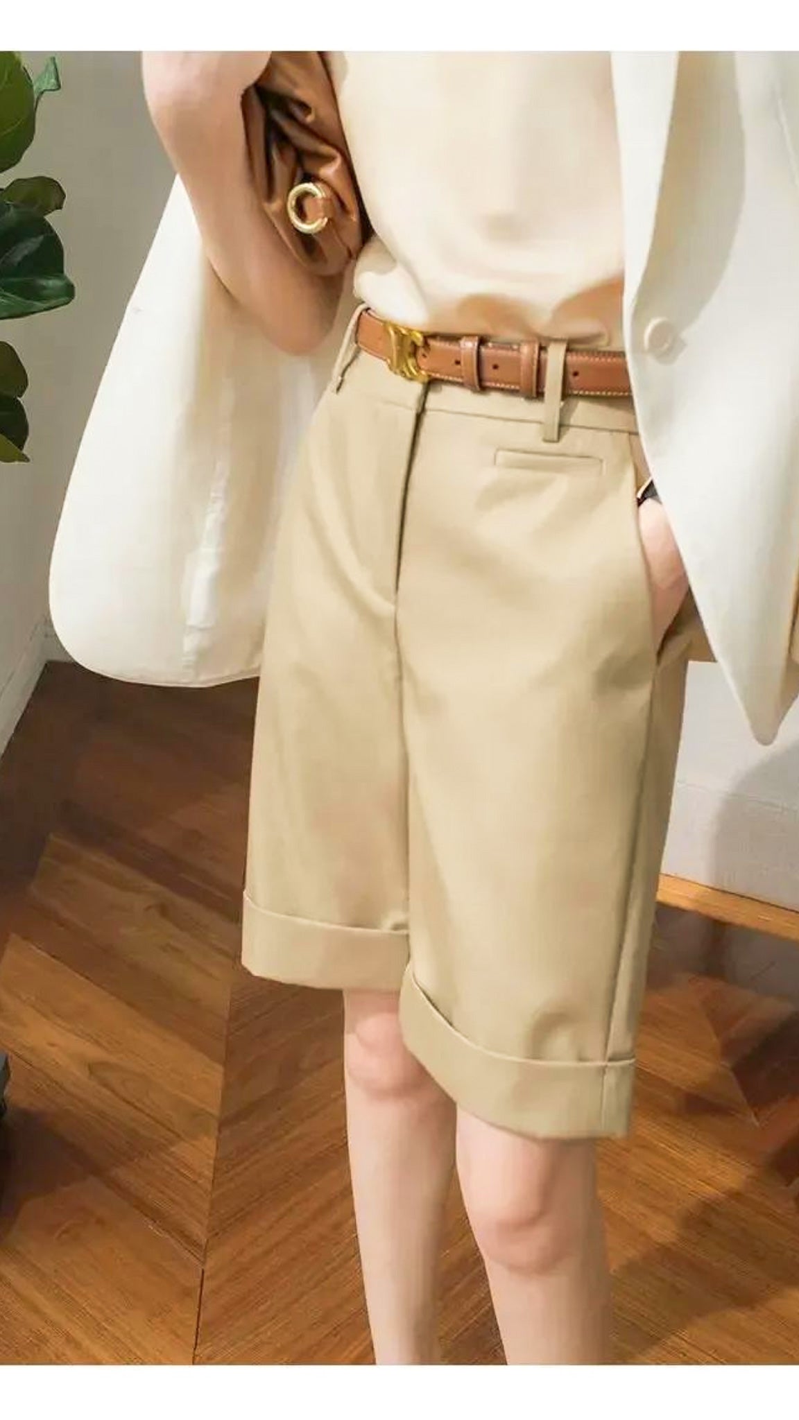 Ivy High Waist Bermudas