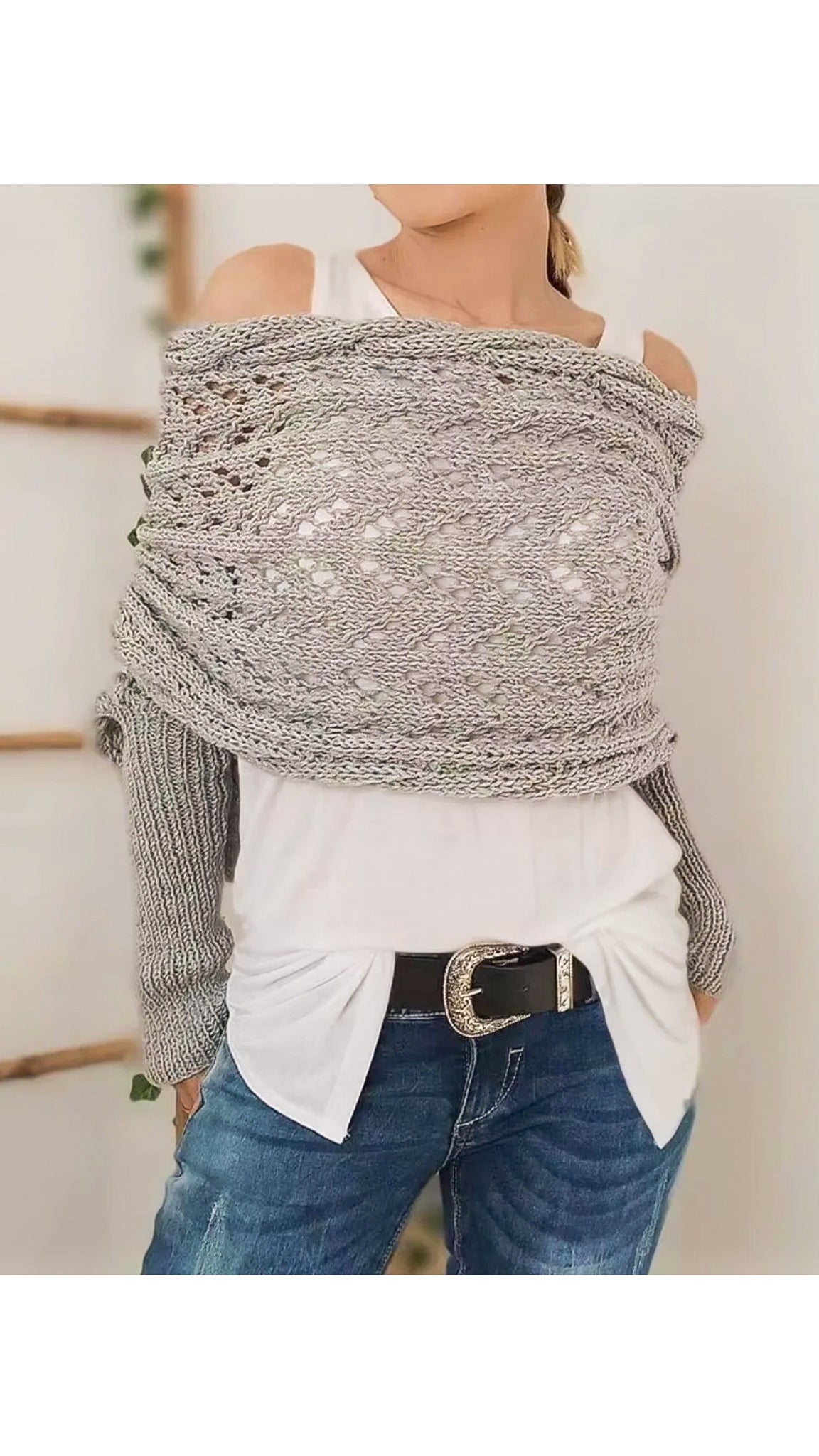 Aria Wrap Sweater
