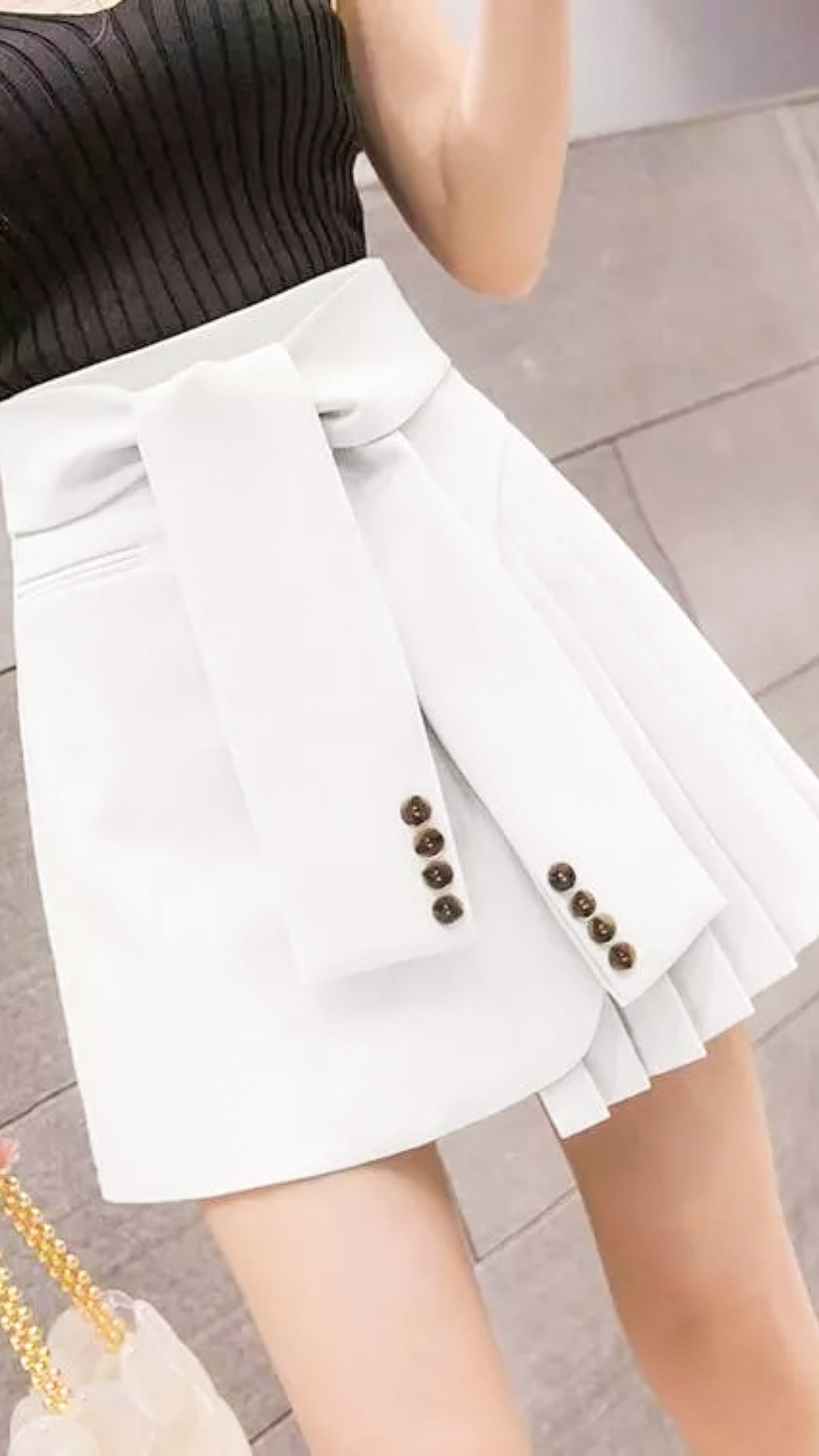 Gemma Asymmetric Skorts