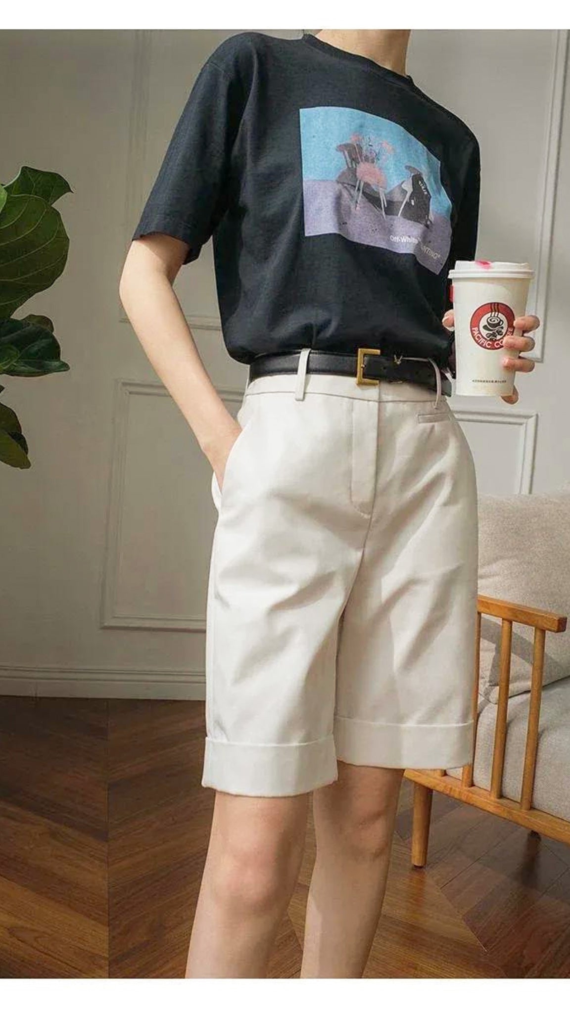 Ivy High Waist Bermudas