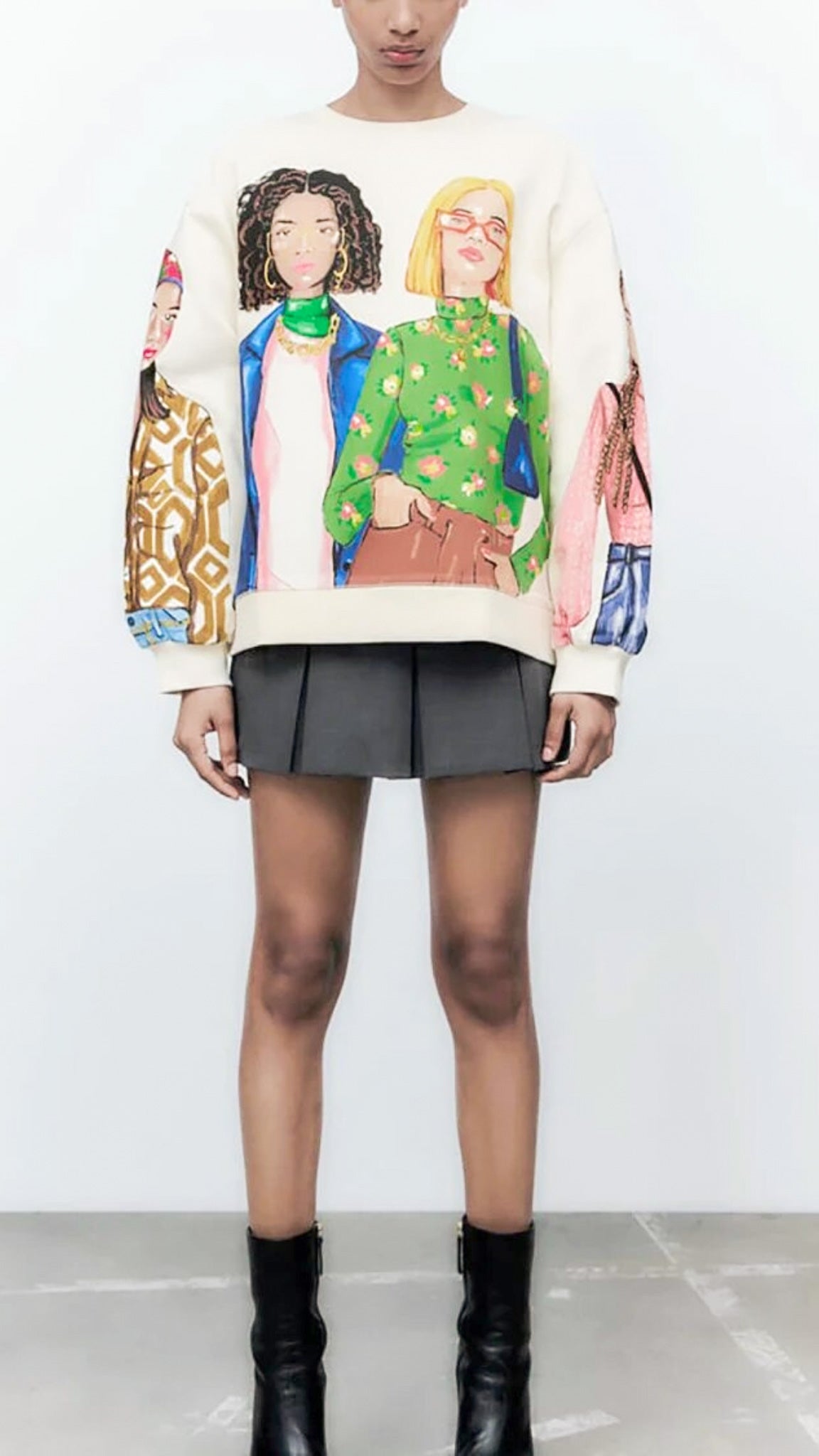 Astrid Graphic Sweater