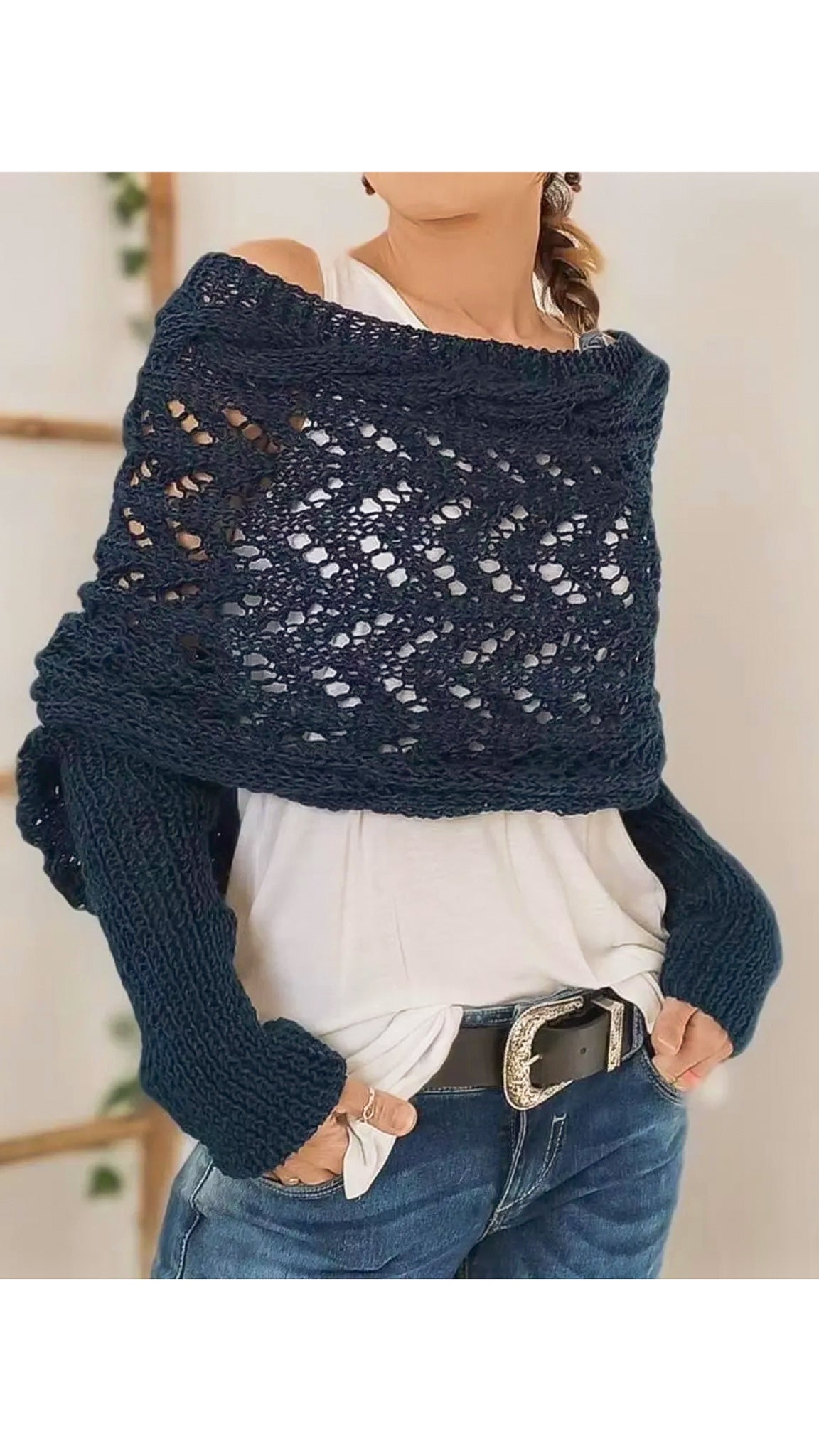 Aria Wrap Sweater