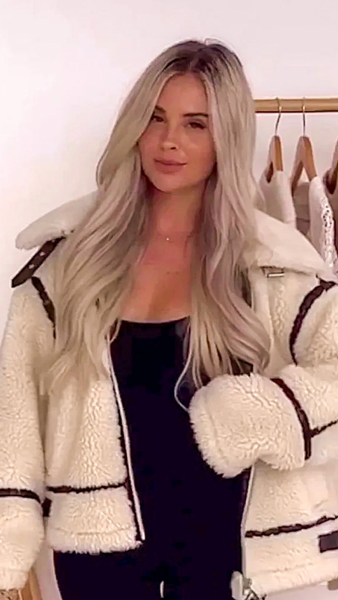 Valencia Faux Wool Plush Coat