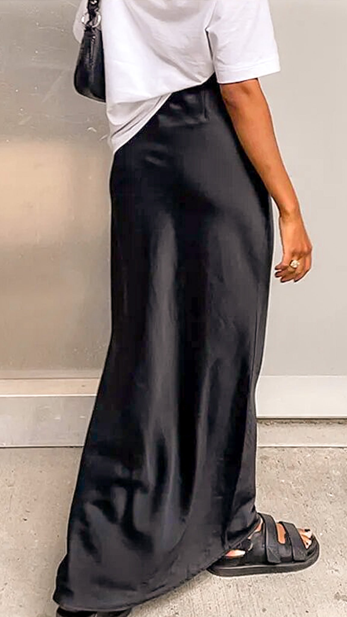 Jasmine Satin Maxi Skirt