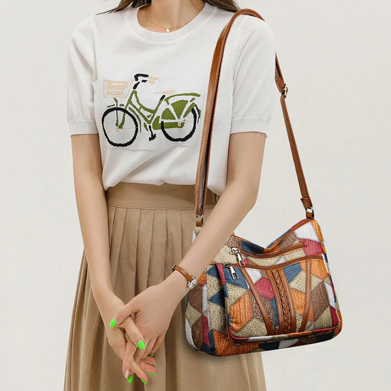 Mila Mosaic Shoulder Bag