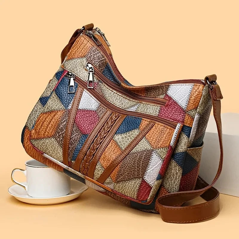 Mila Mosaic Shoulder Bag