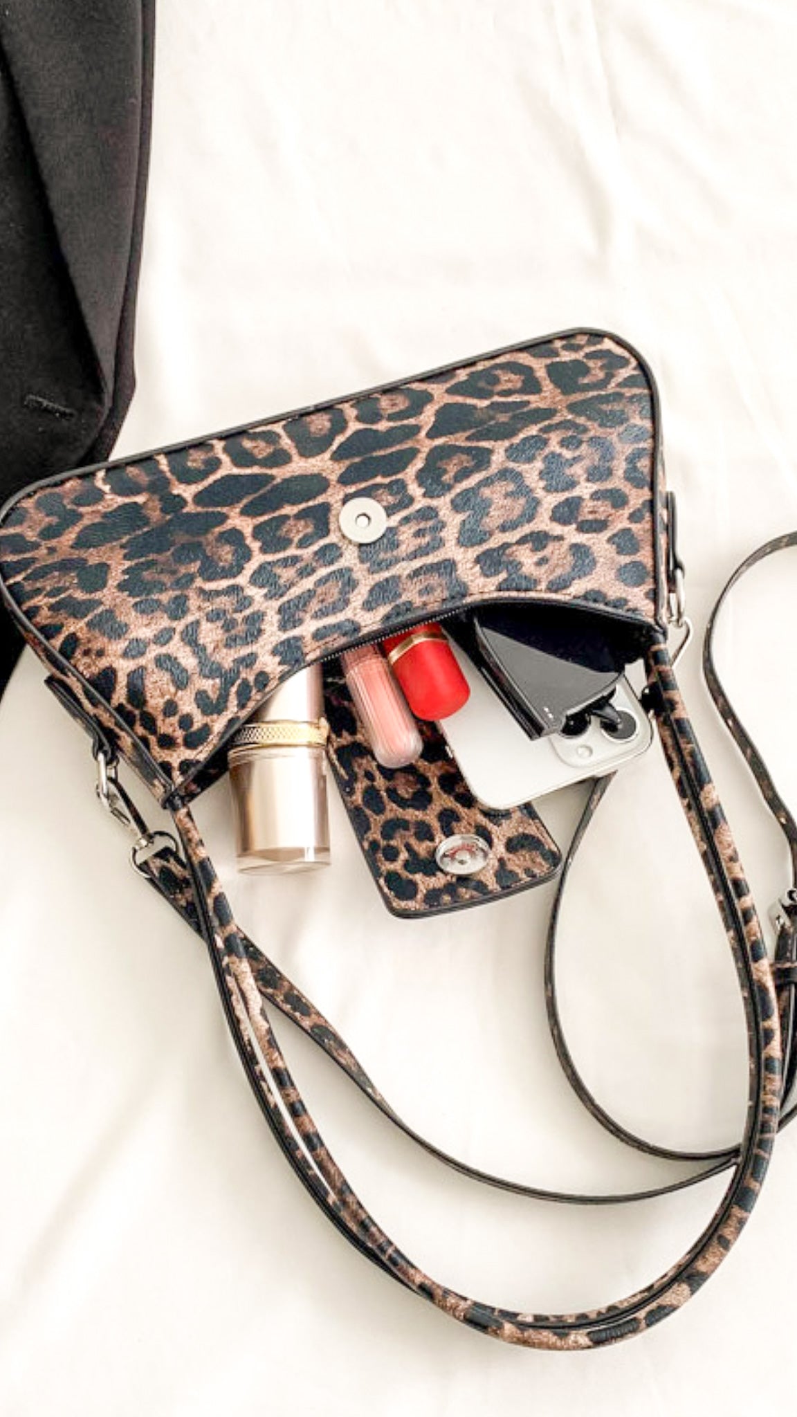 Tessa Leopard Print Handbag