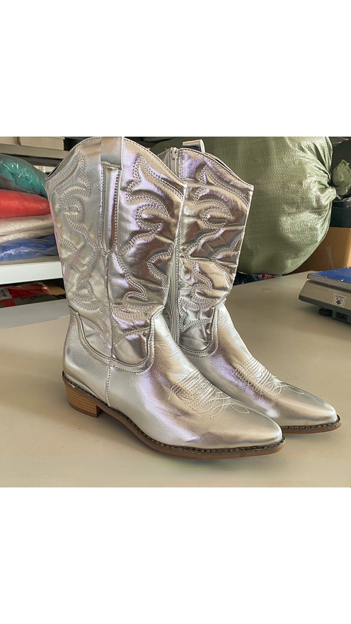 Electra Metallic Mid-calf Boots (Regular fit)