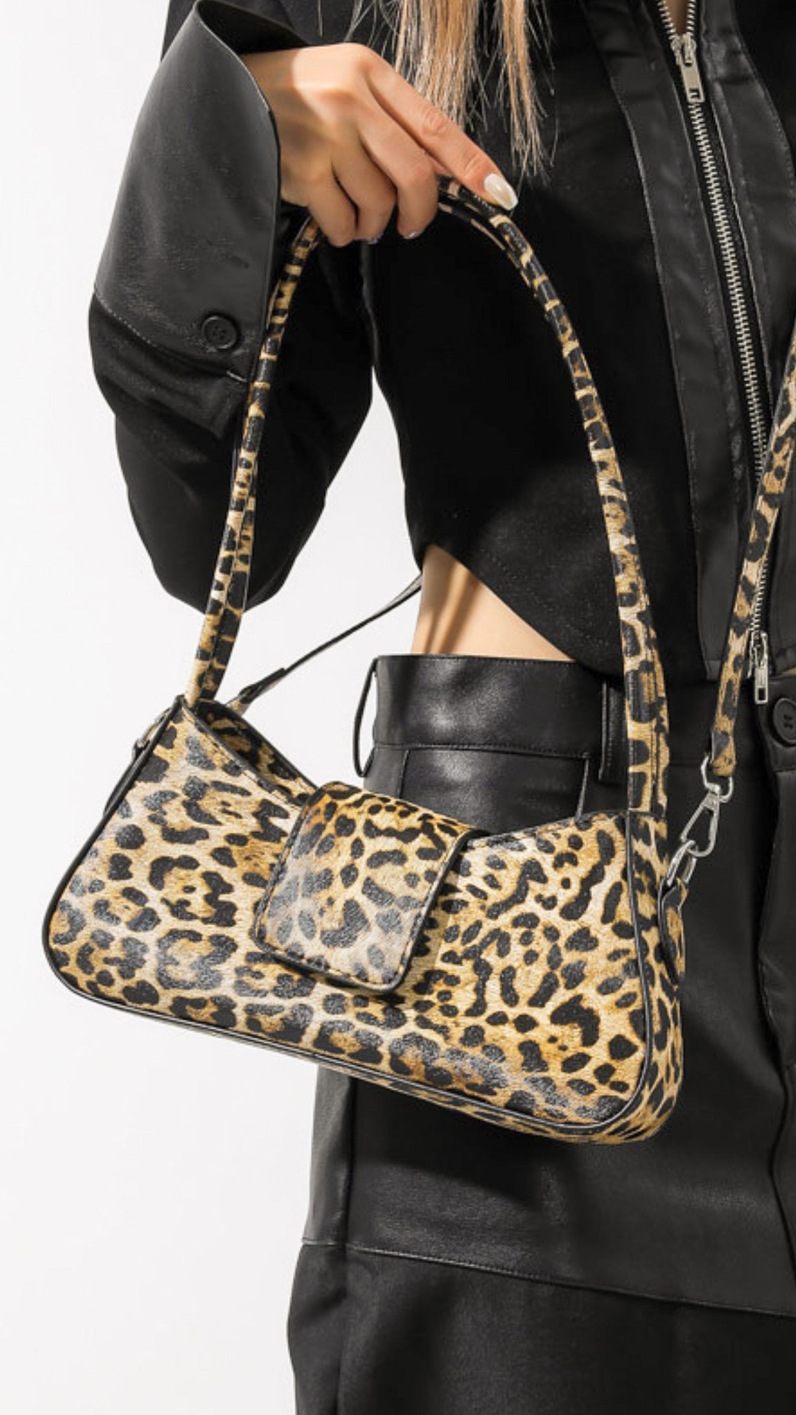 Tessa Leopard Print Handbag