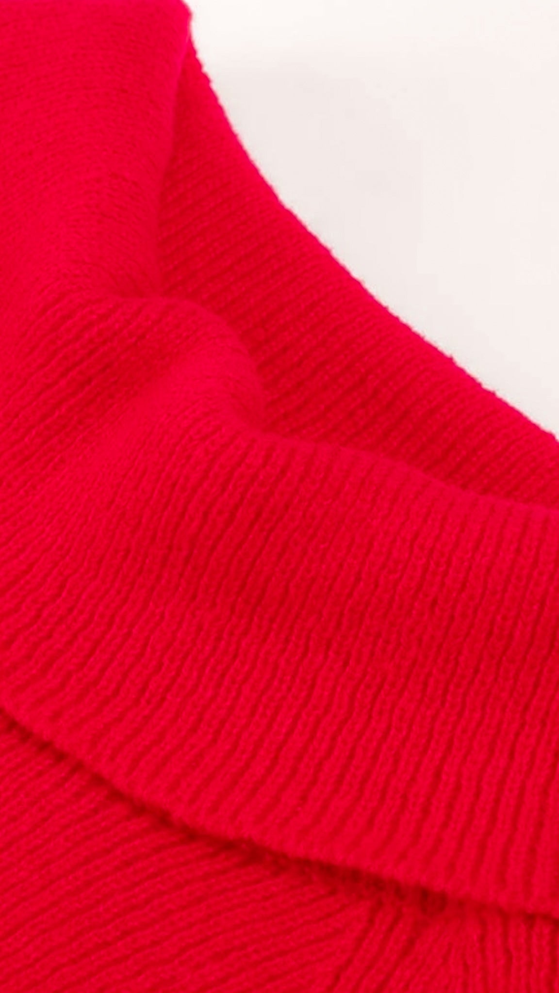 Nerida Off Shoulder Ribbed Sweater