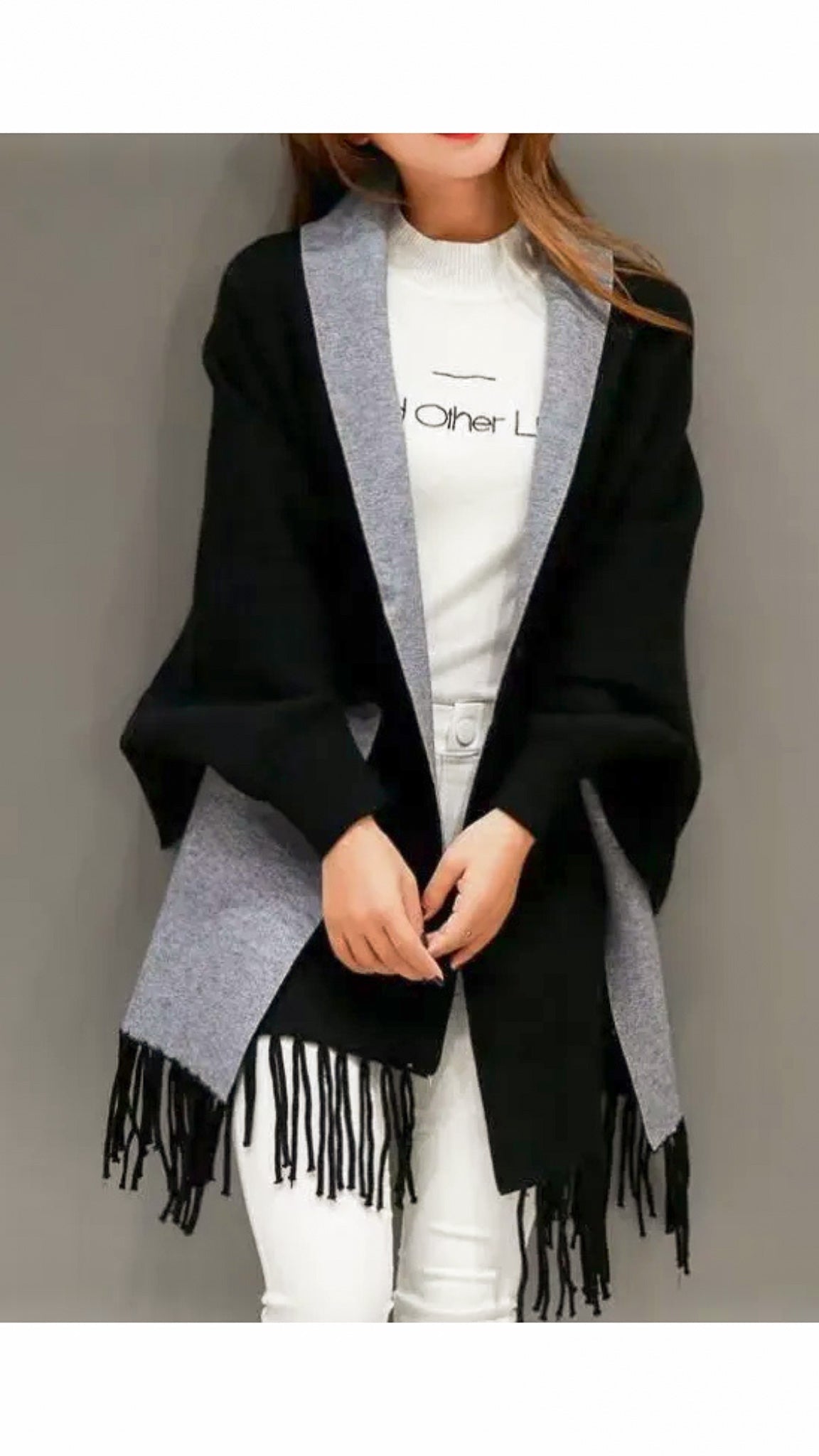 Vivian Two-Tone Shawl