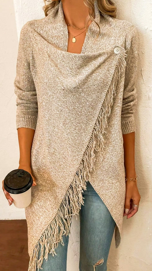 Faye Cozy Fringe Wrap