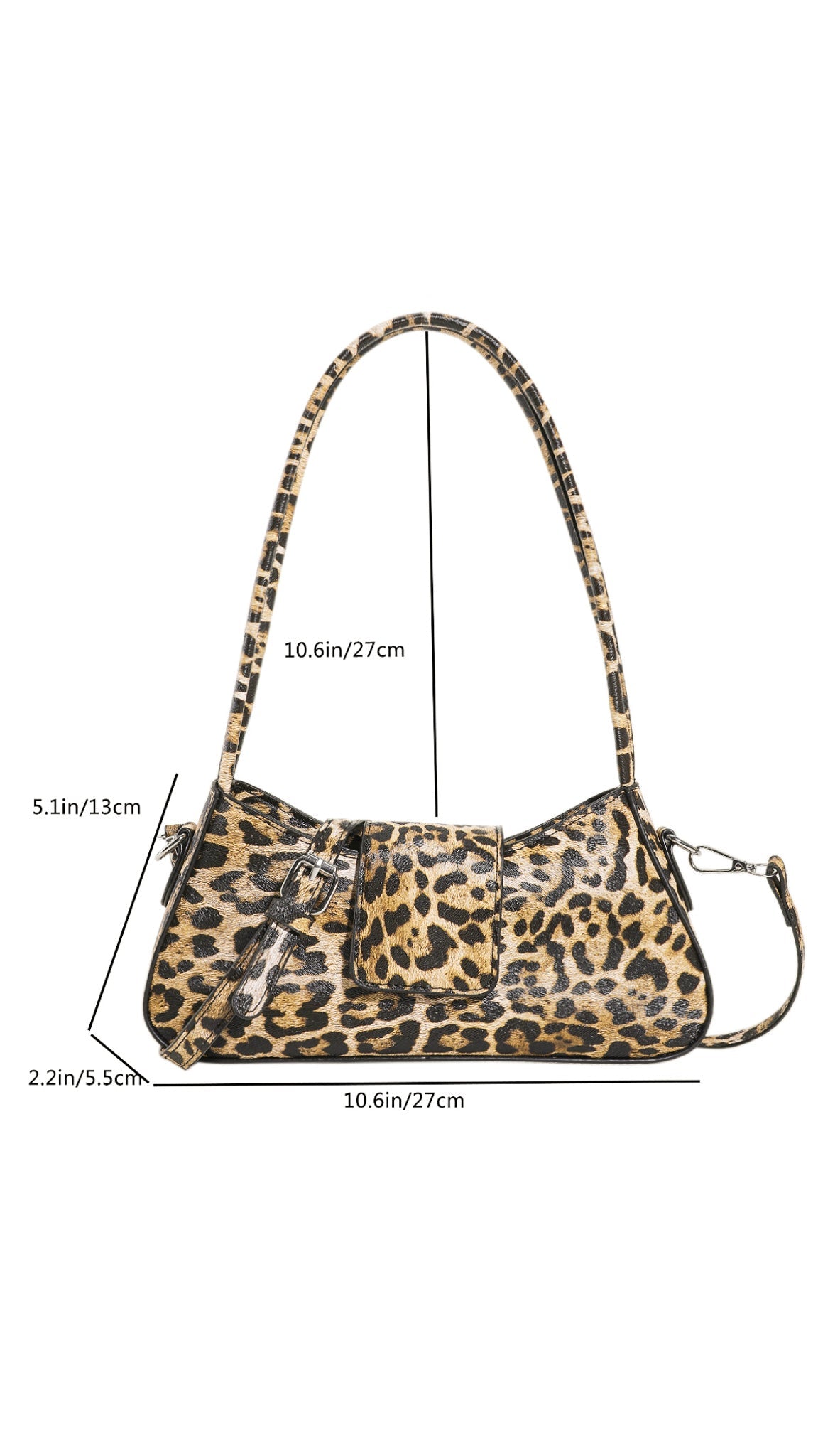 Tessa Leopard Print Handbag