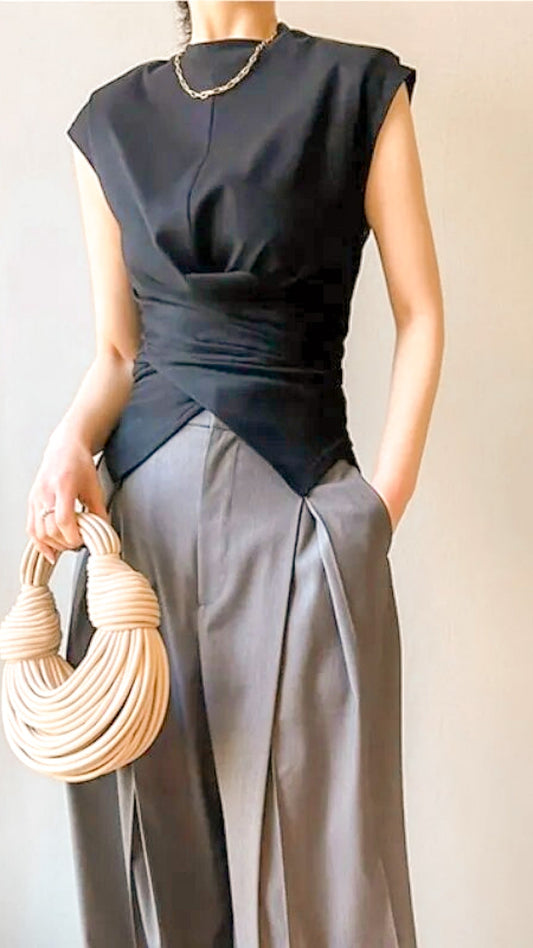 Sandra Waist Wrap Blouse (Style 2 ways)