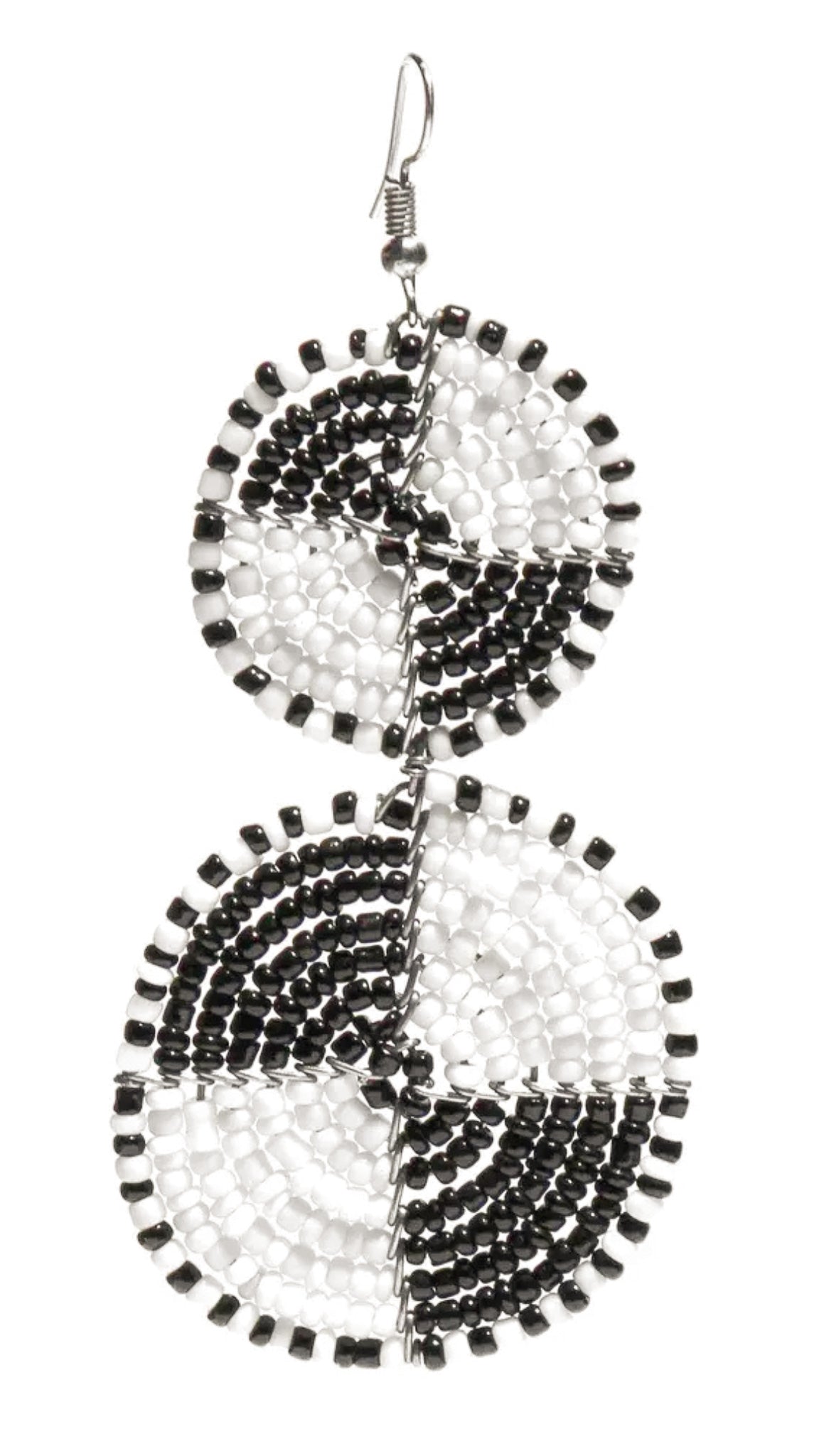 “Circles of Heritage” Maasai Bead Earrings