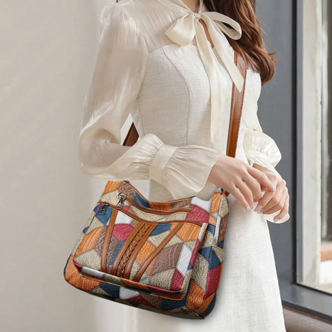 Mila Mosaic Shoulder Bag