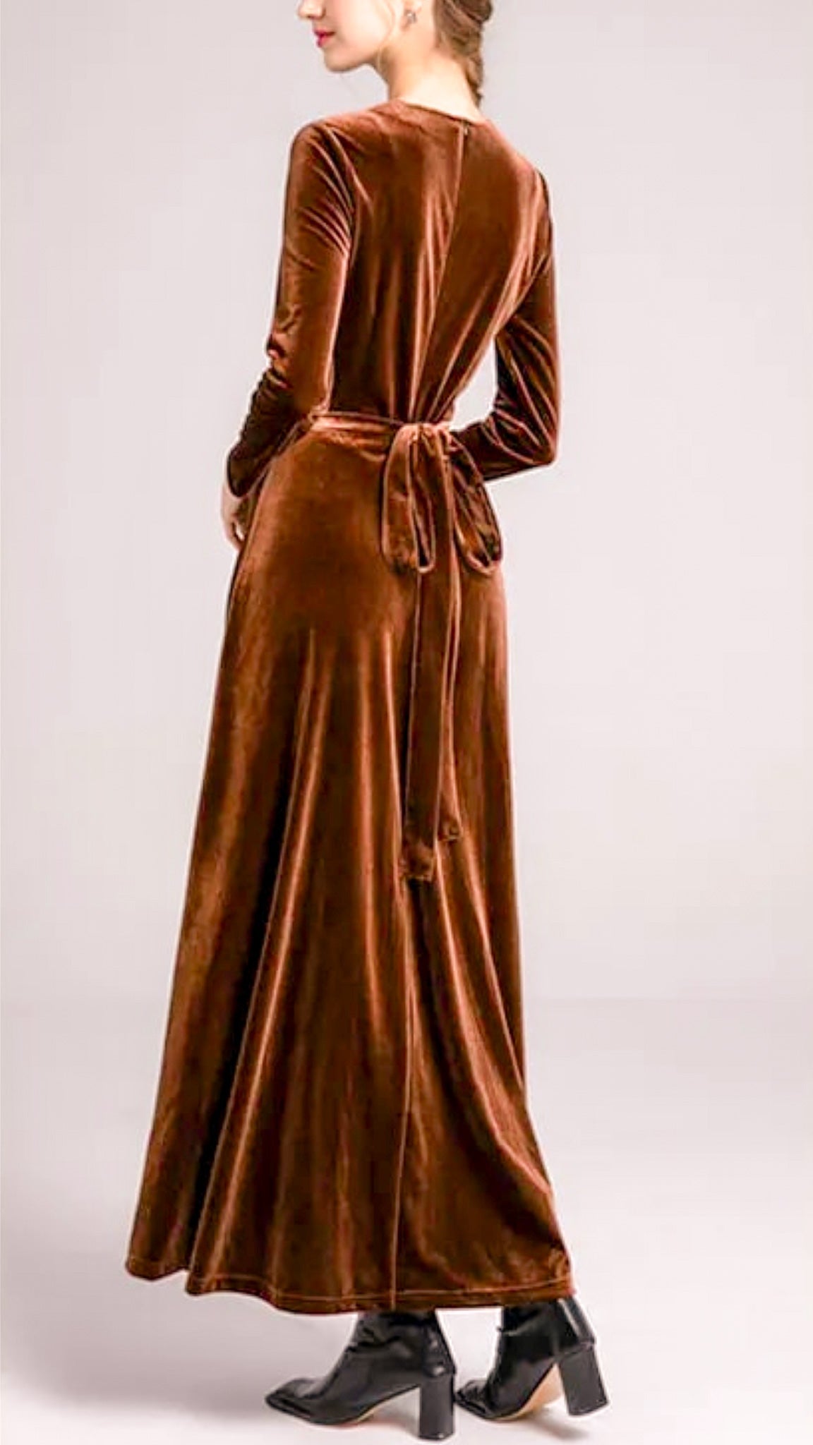 Wren Velvet A-Line Dress