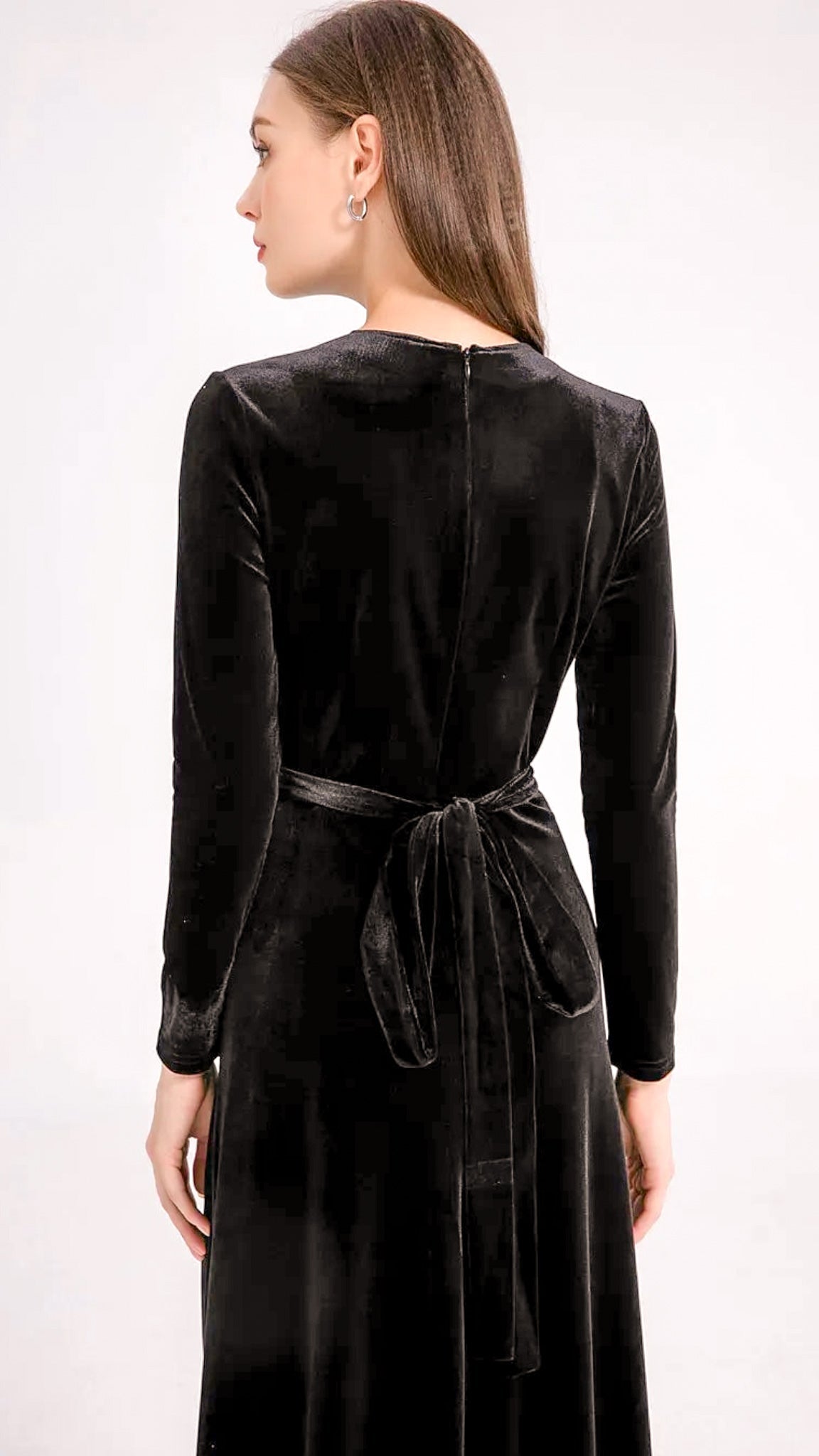 Wren Velvet A-Line Dress