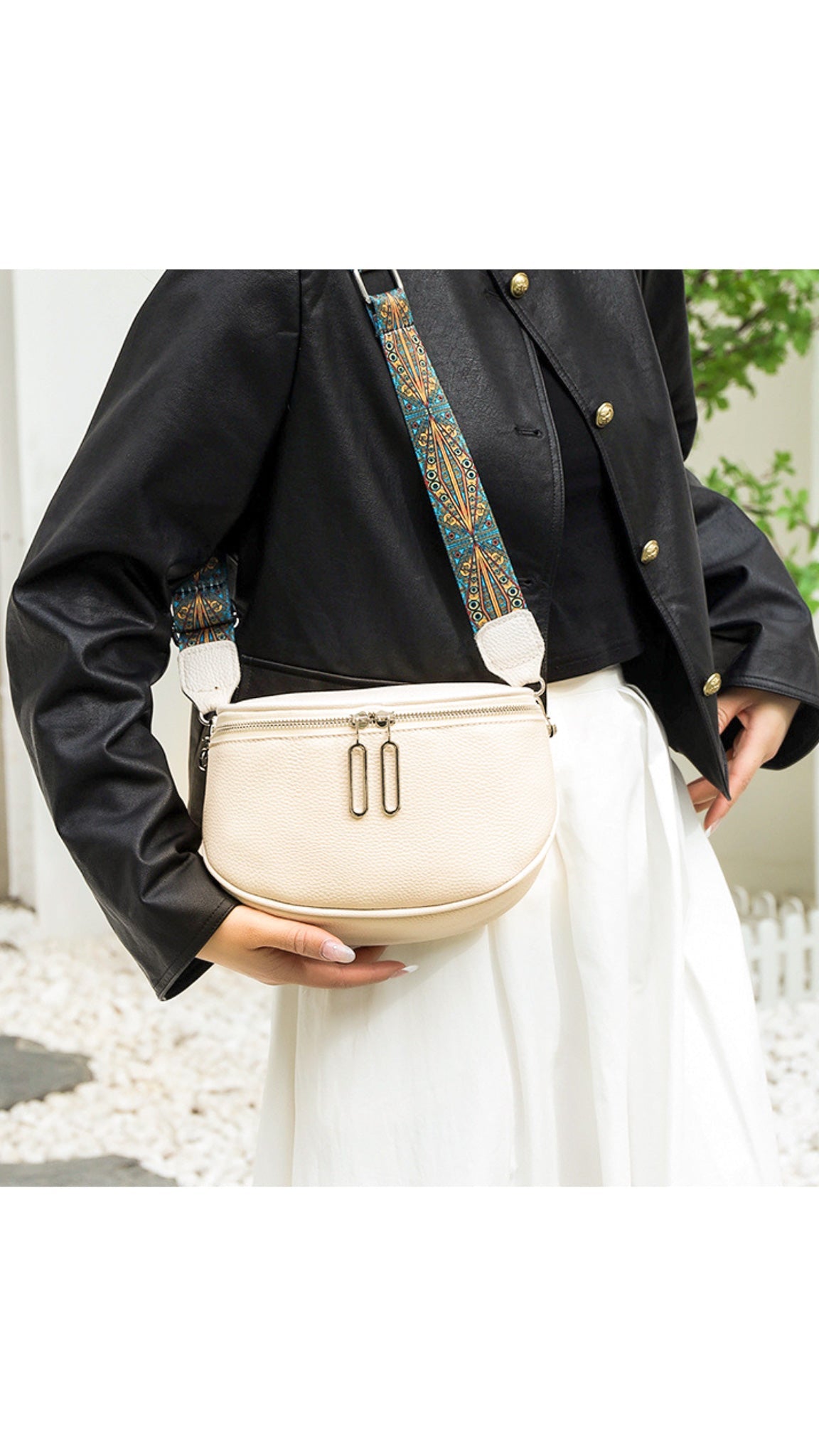 Nicole Genuine Leather Sling Bag