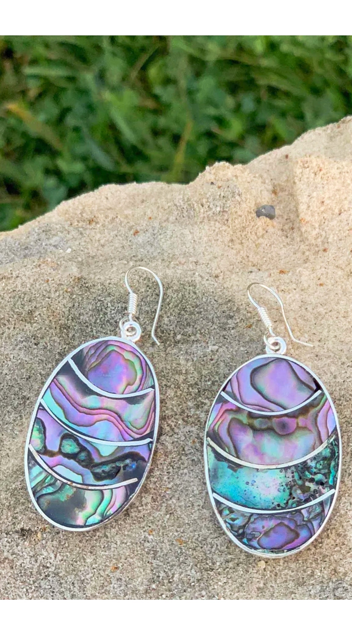 Lustre Bands of the Sea Earrings