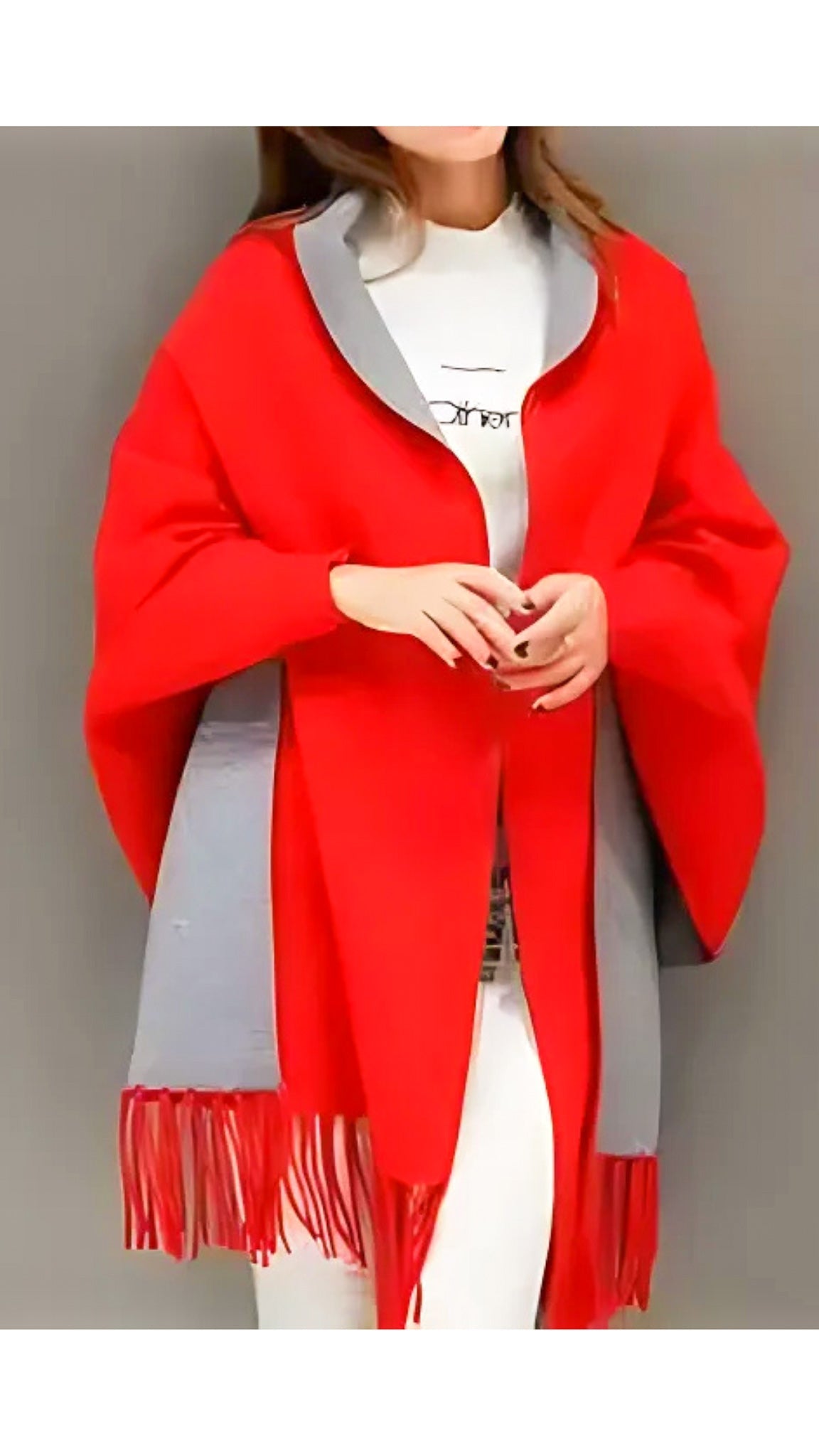 Vivian Two-Tone Shawl