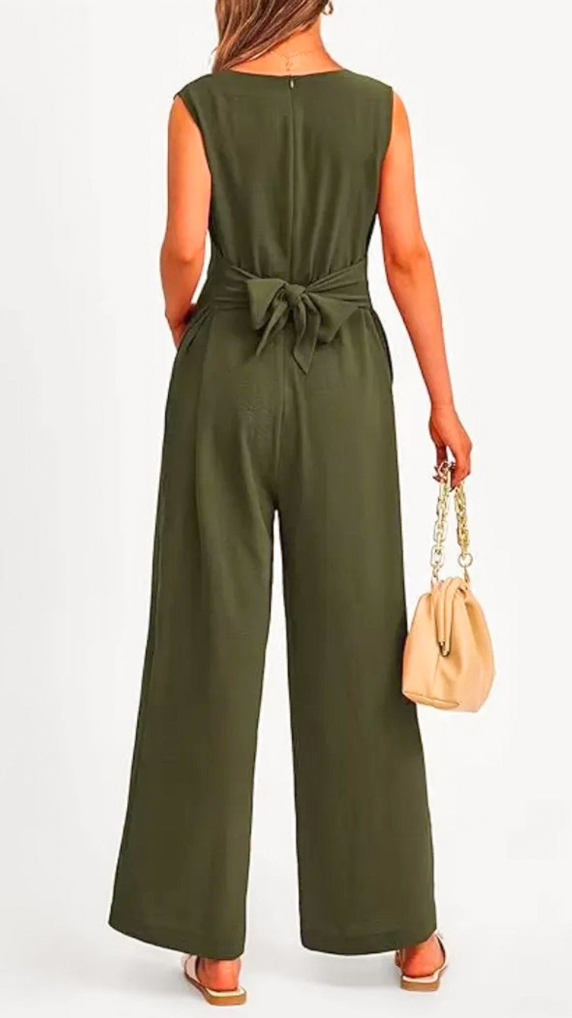 Gia Tie-Waist Jumpsuit