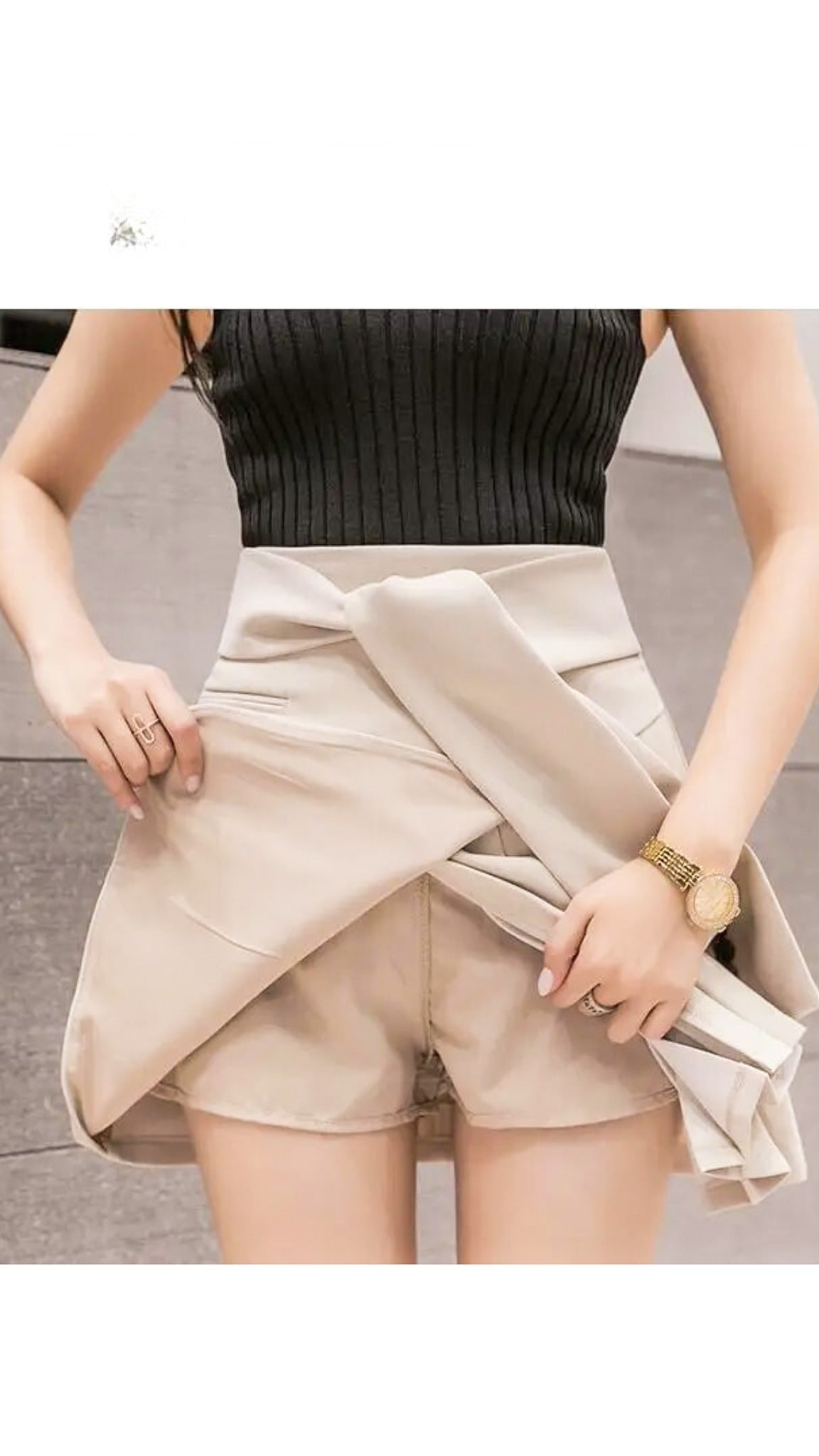 Gemma Asymmetric Skorts