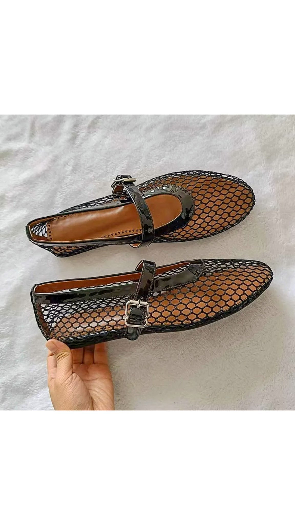 Jane Mesh Ballet Flats