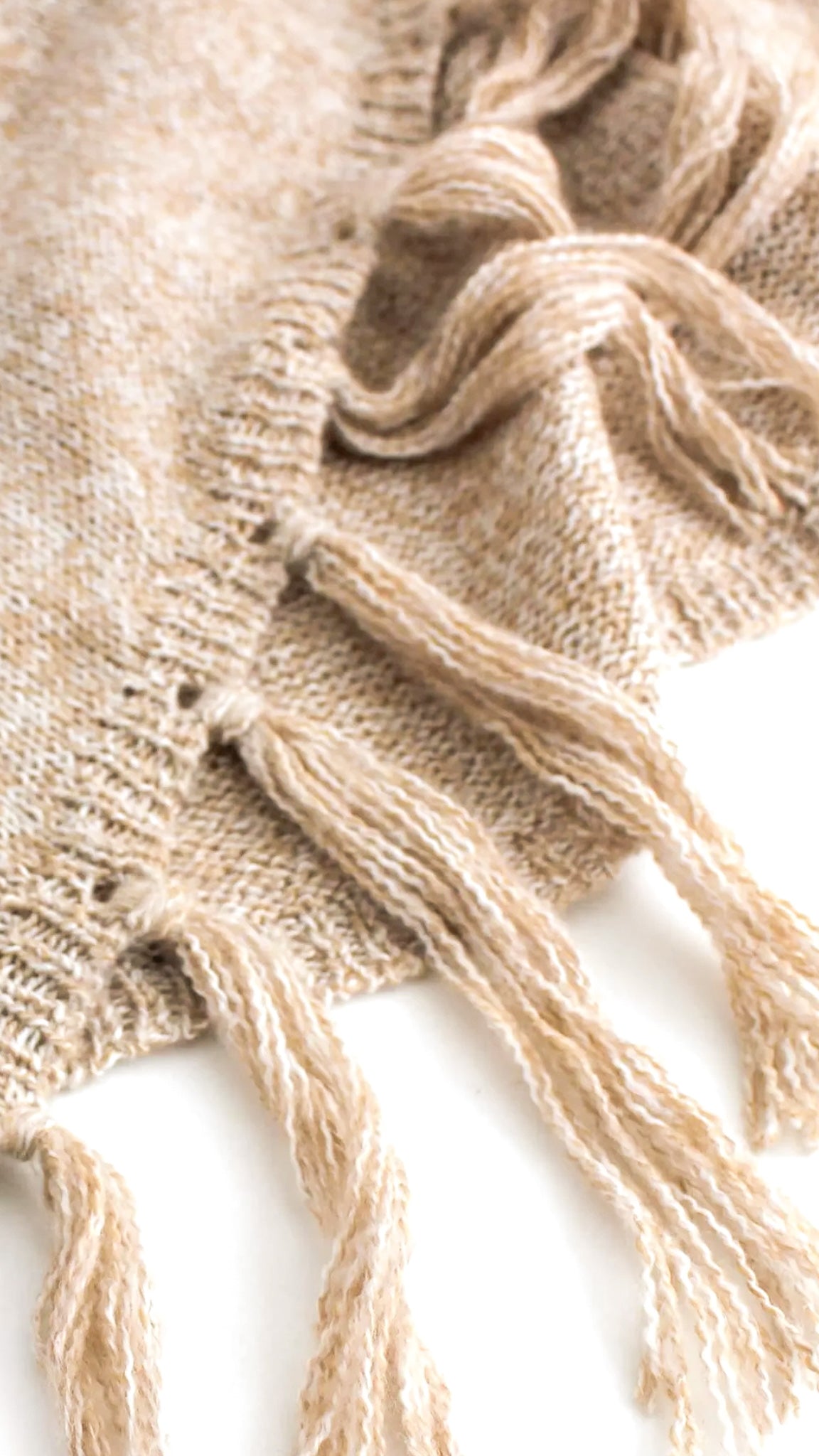 Faye Cozy Fringe Wrap