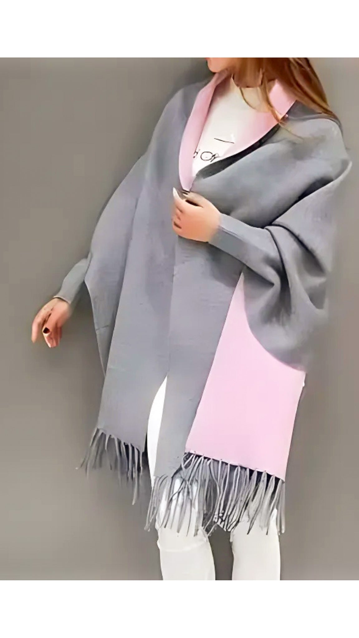 Vivian Two-Tone Shawl