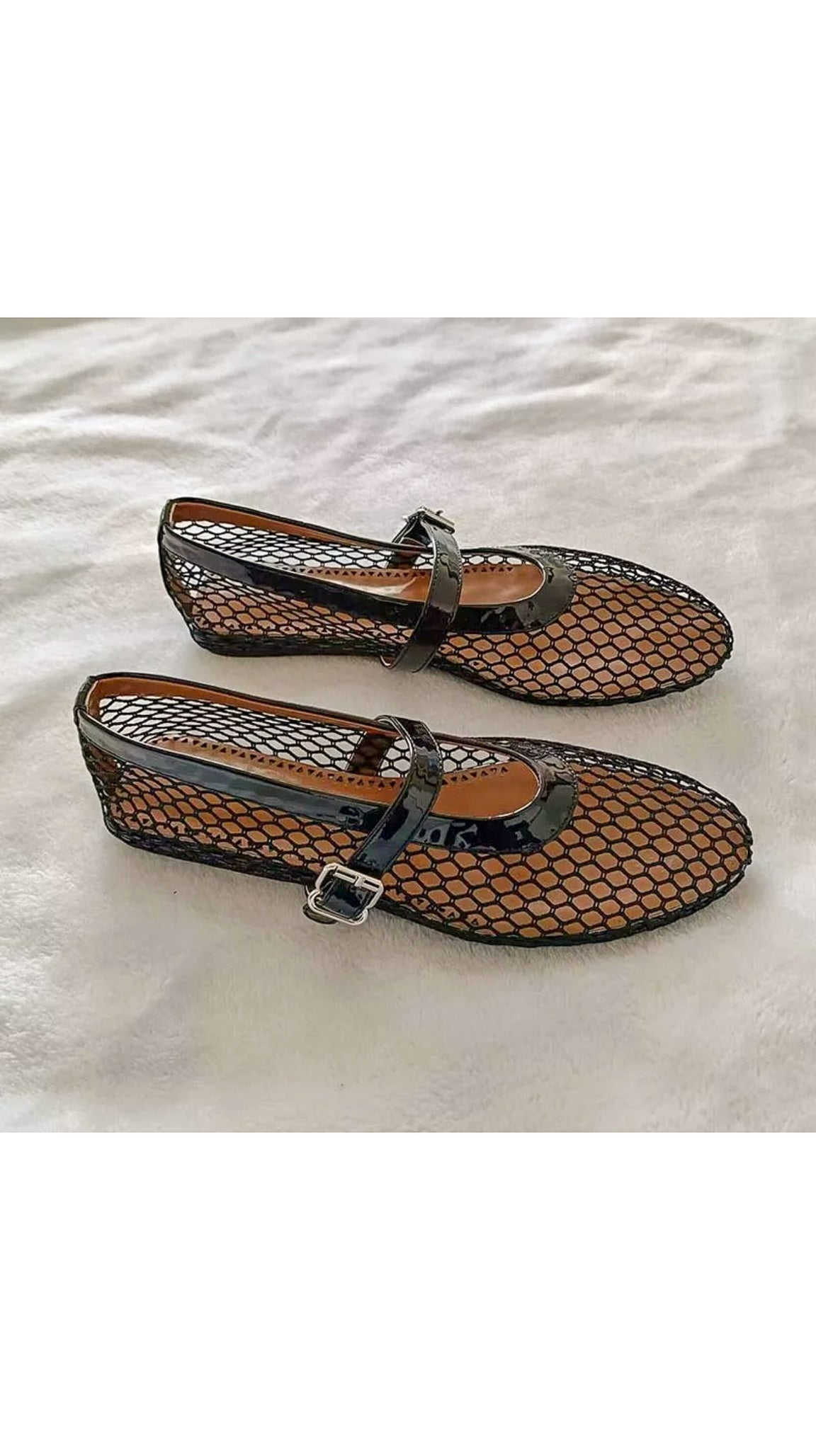 Jane Mesh Ballet Flats