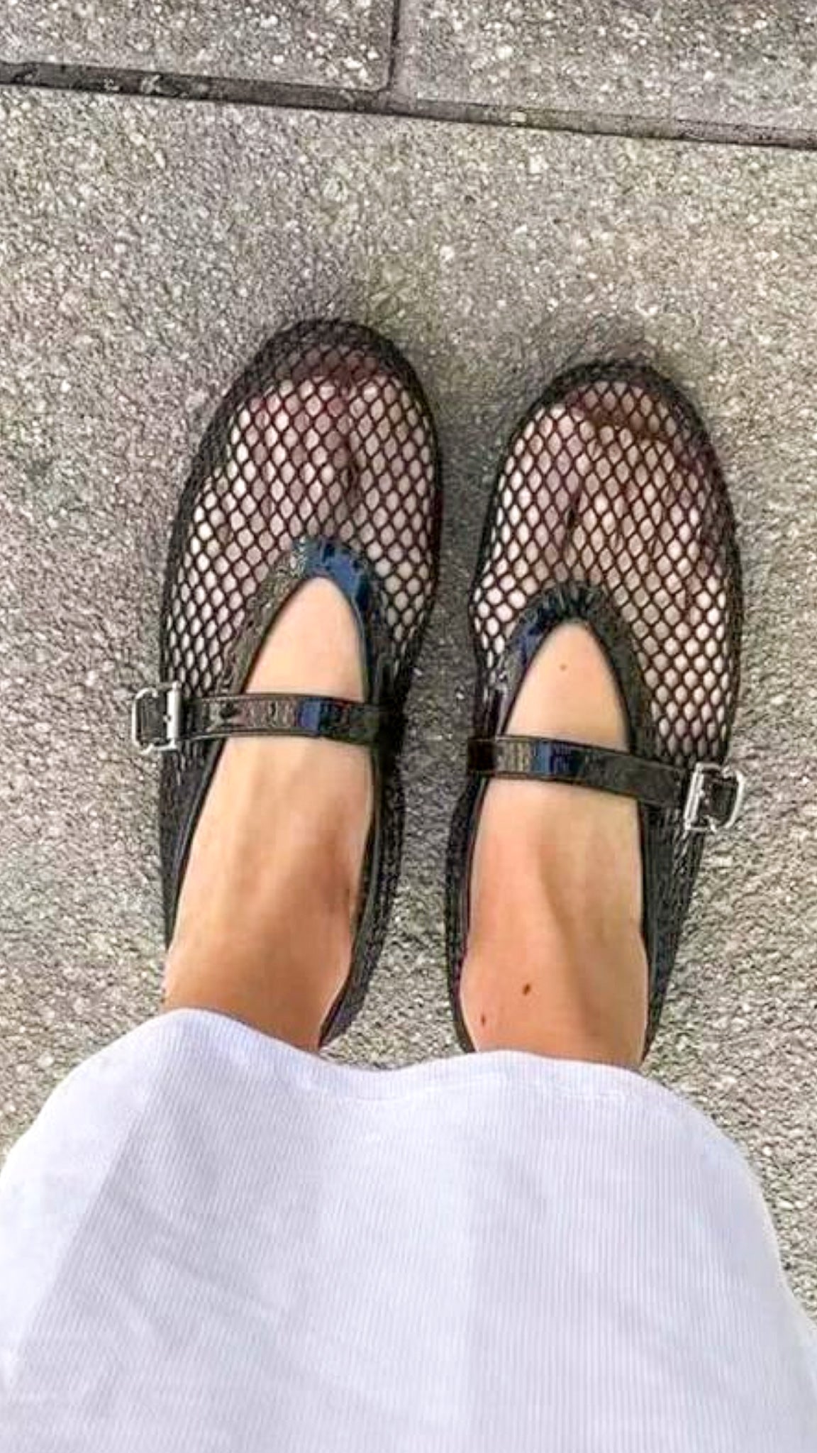 Jane Mesh Ballet Flats