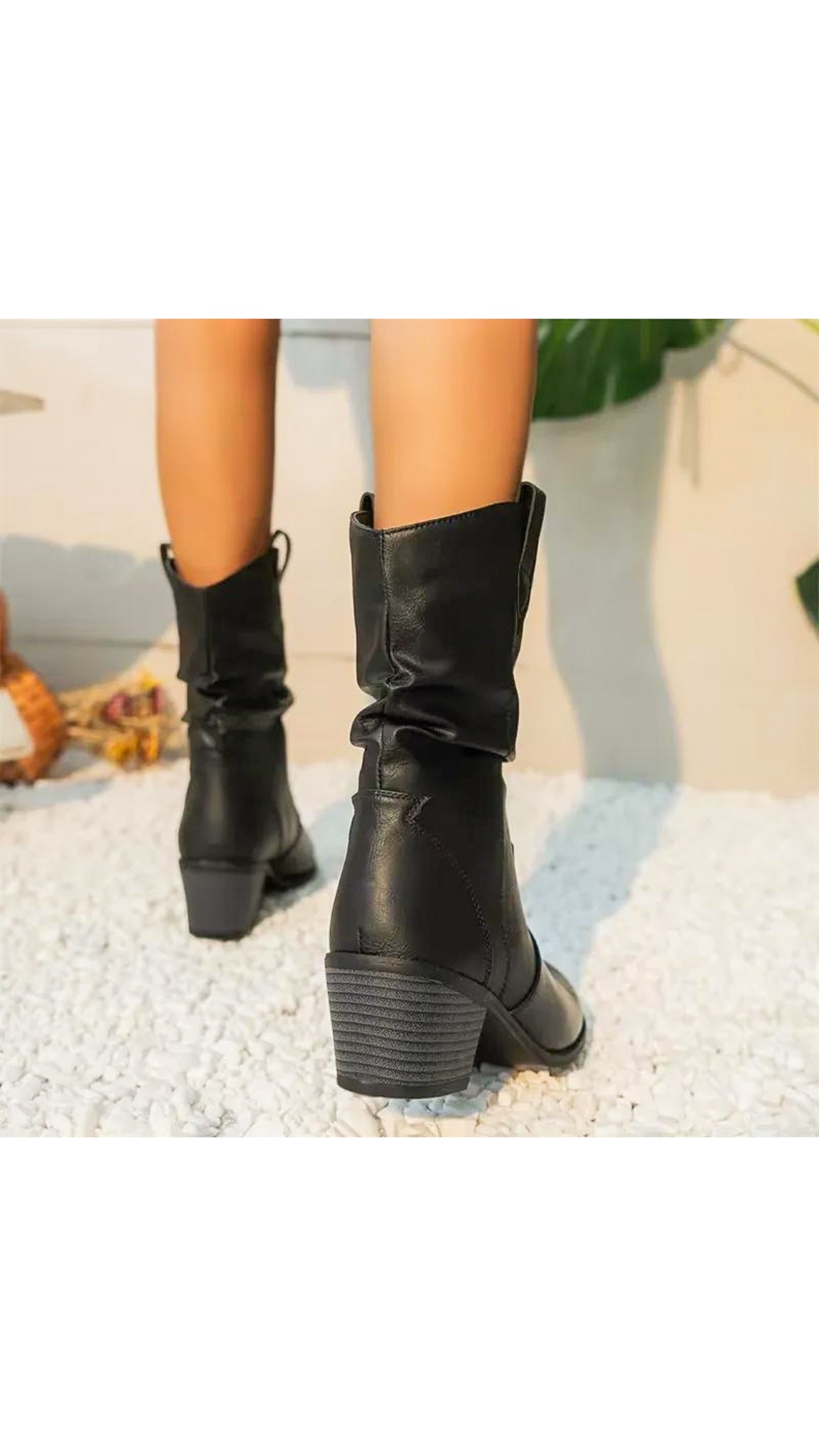 Maggie Low-Calf Cowboy Boots (Regular fit)