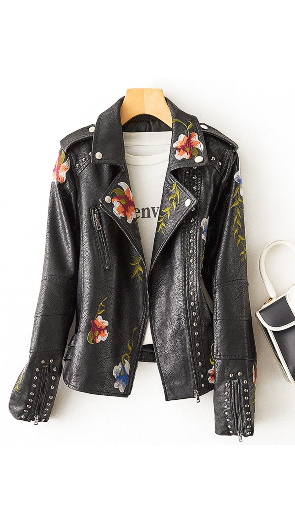 Riley Faux Leather Jacket