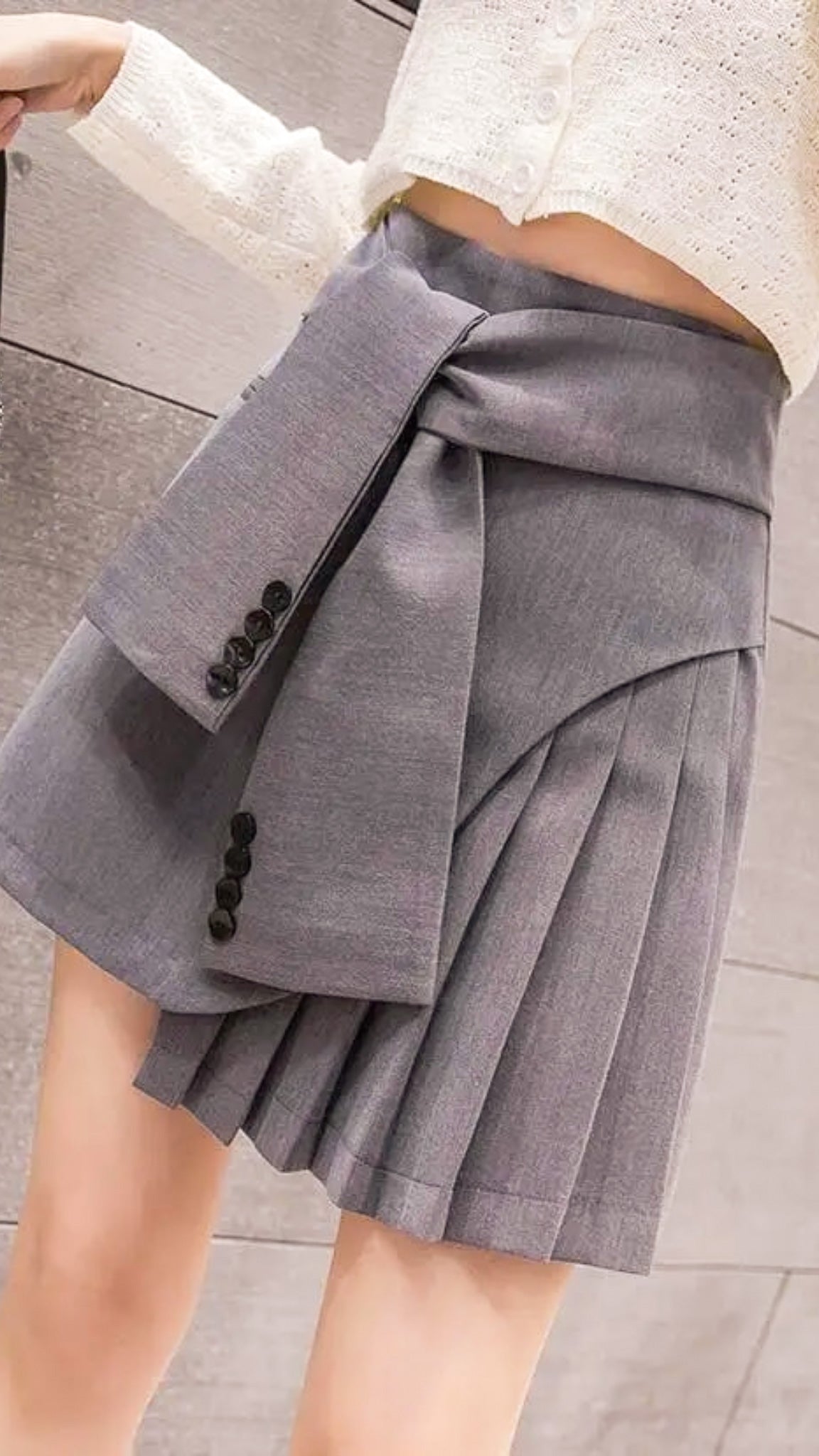 Gemma Asymmetric Skorts