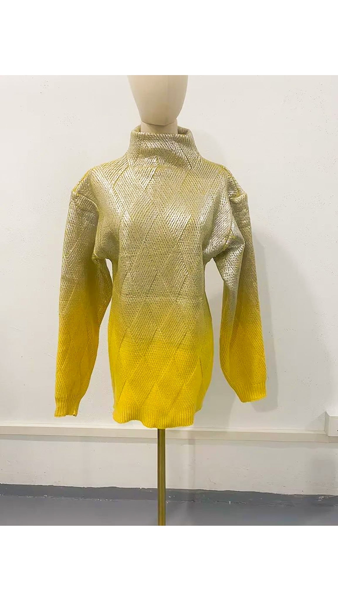 Elsie Ombre Metallic Sweater