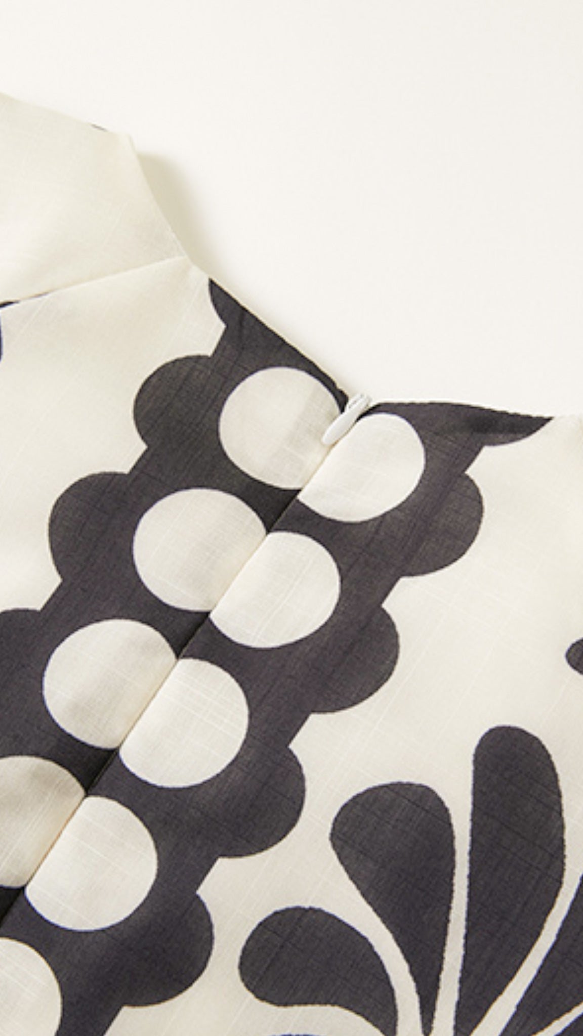 Josie Black & White Contrast Printed Dress