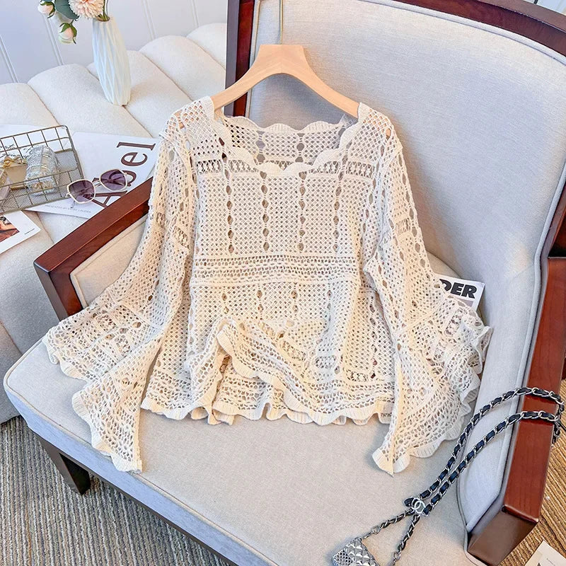 Lucia Bell-Sleeve Top