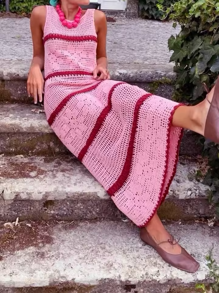 Marina Stripes Knit Dress