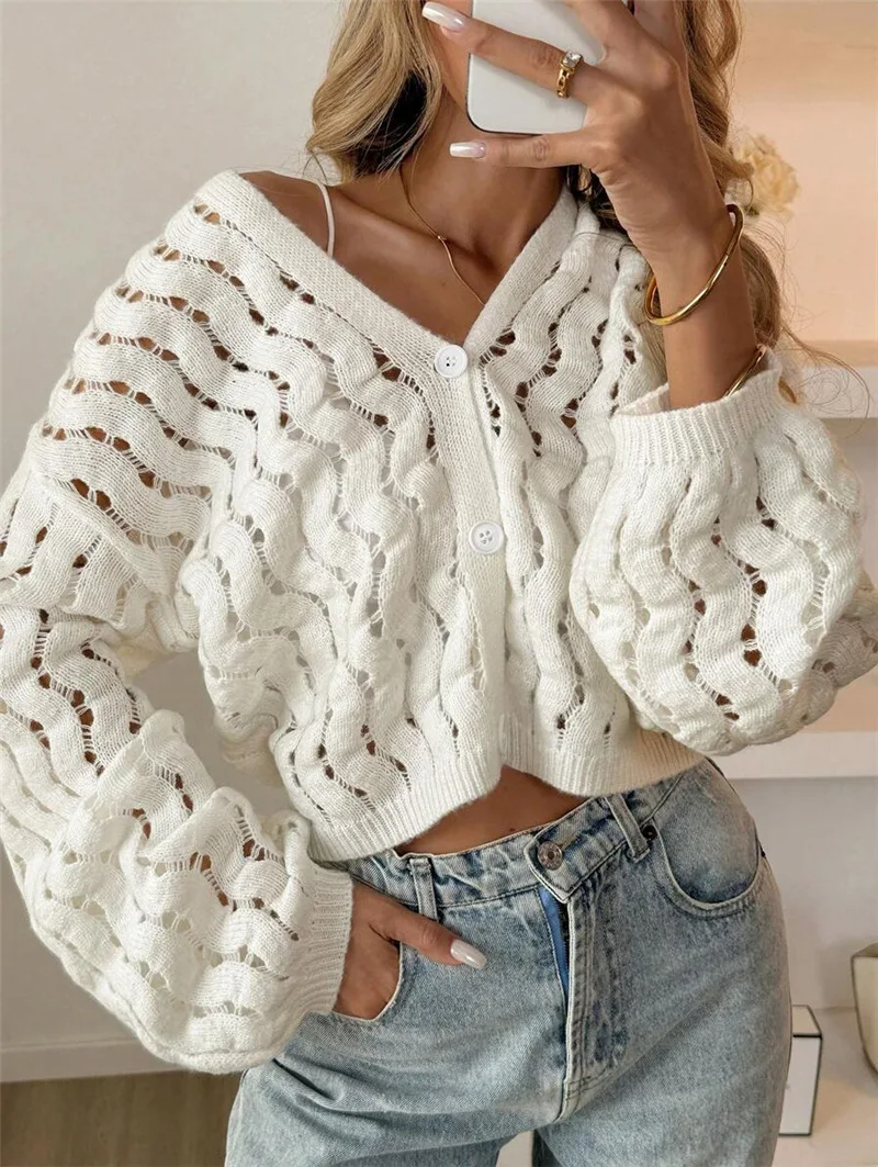 Brittany Bubble Knit Cardigan